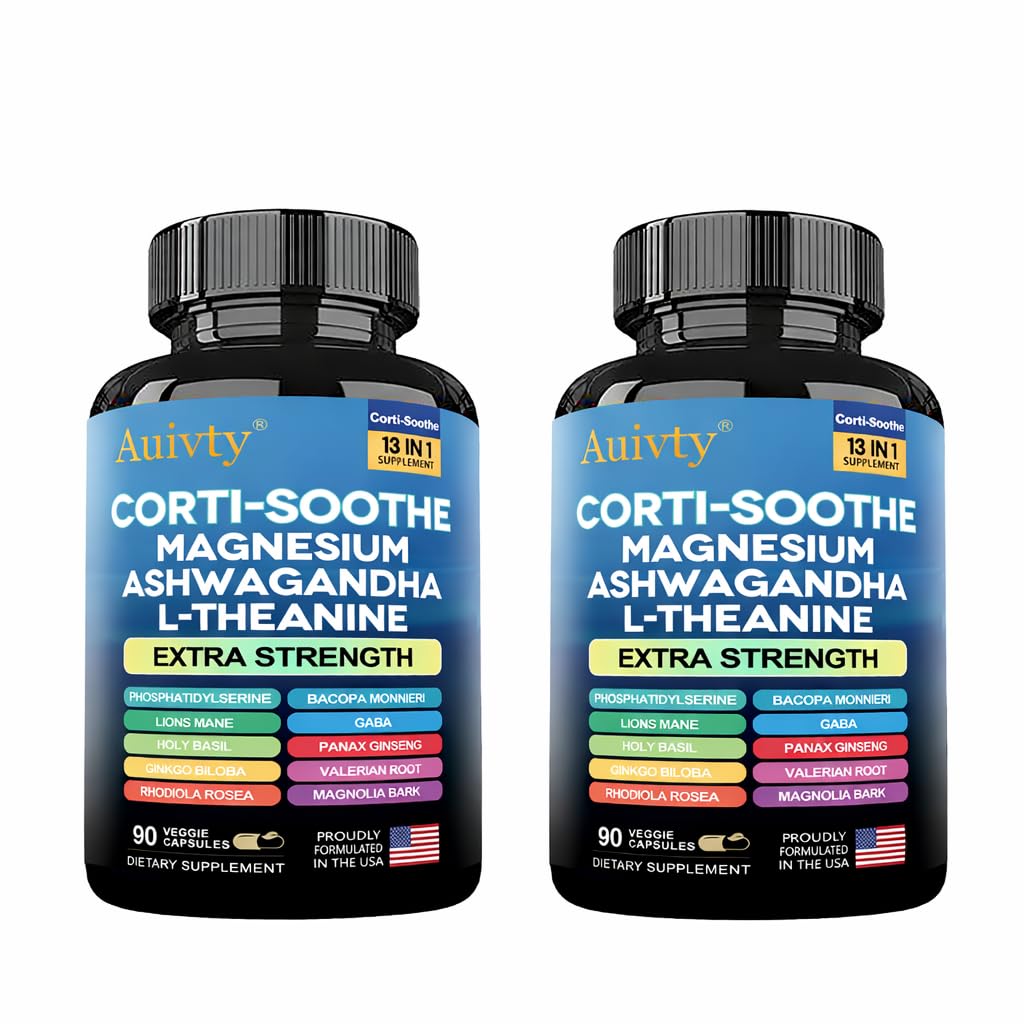 Auivty Cortisol Manager & Adrenal Support 90 Capsules