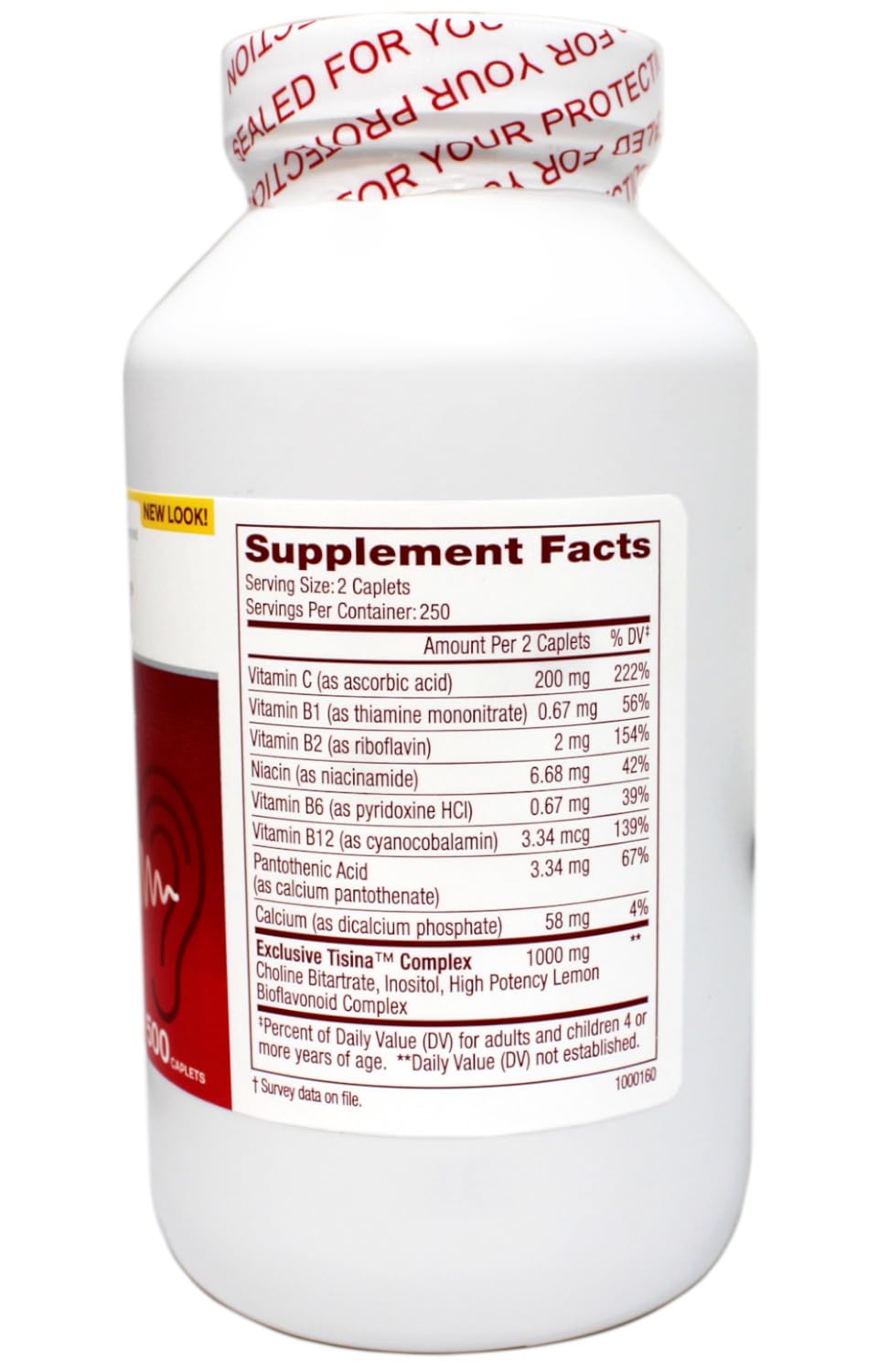 Lipo Flavanoid Unique Ear Health Capsule, 500 Capsules