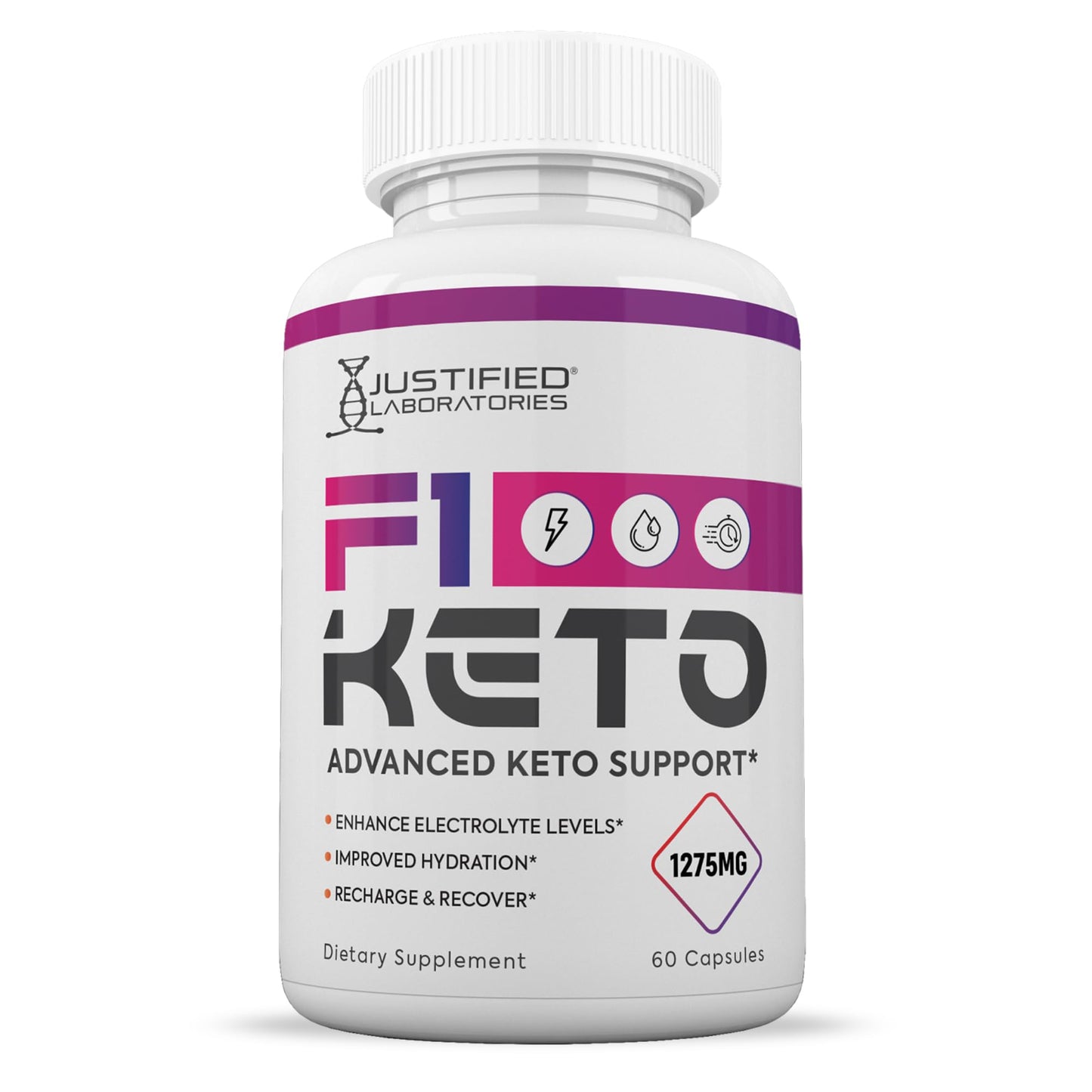 Justified Laboratories F1 Keto Capsules 60 Count