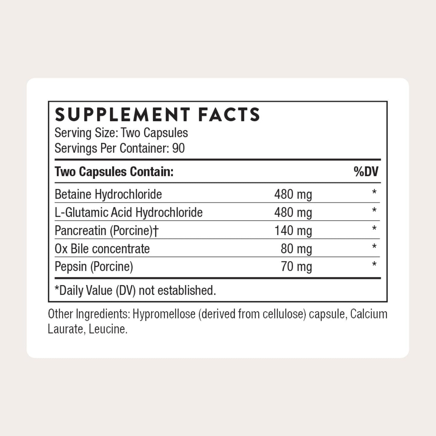 THORNE Advanced Digestive Enzymes Capsule 180 Count