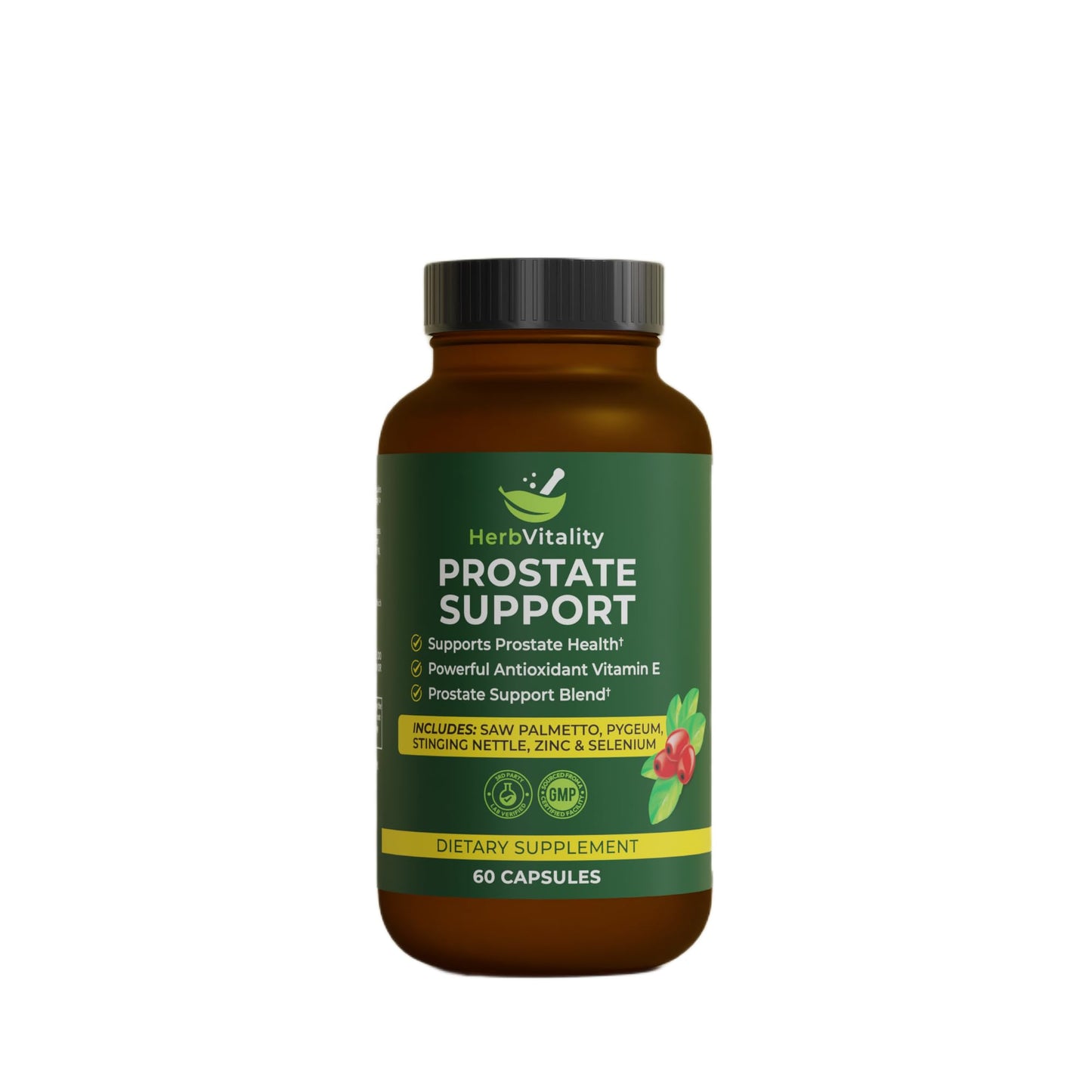 Herb Vitality Prostate Support Supplement Capsule, 60 Capsules