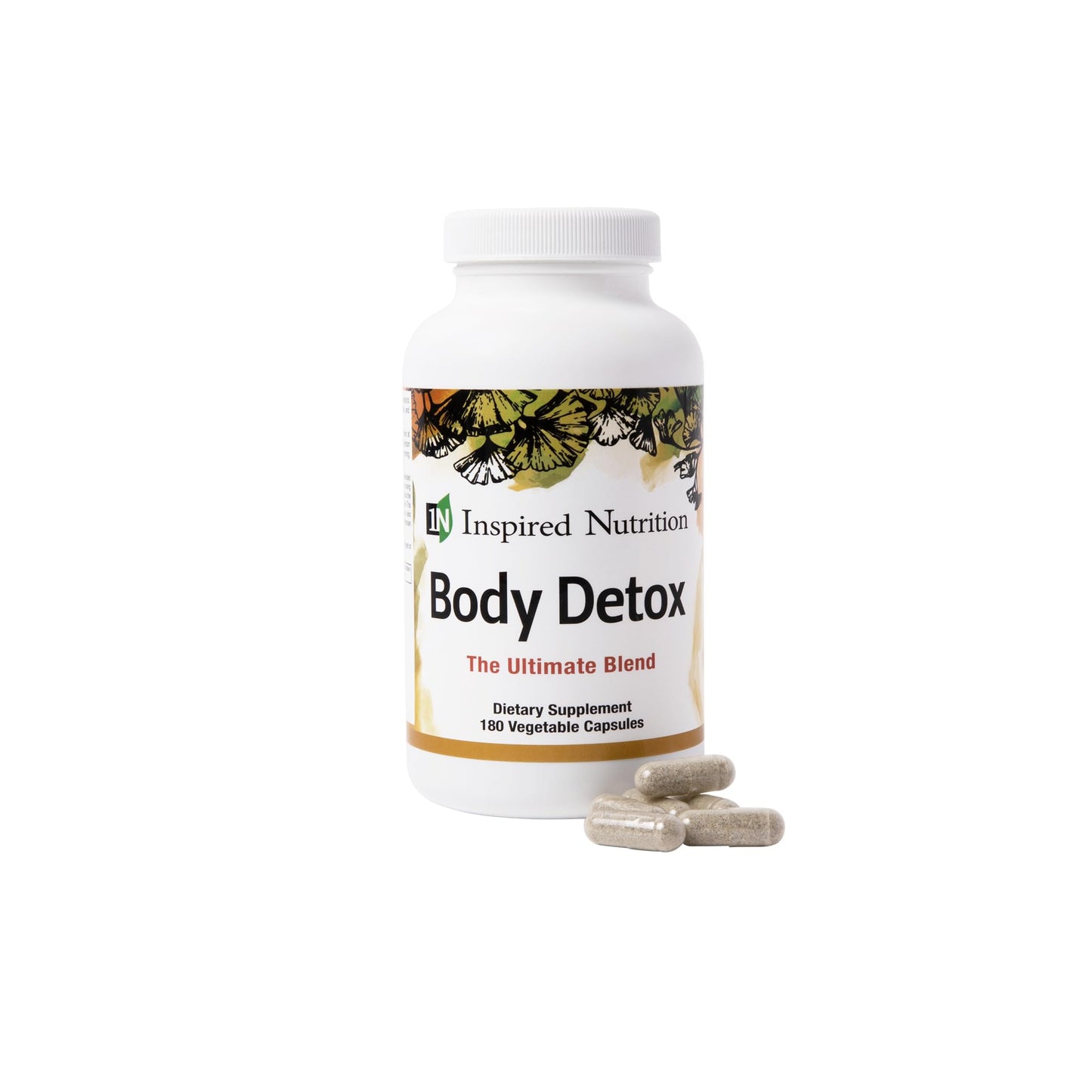 Inspired Nutrition Body Detox - Detox and Liver Support Capsules, 180 Capsules