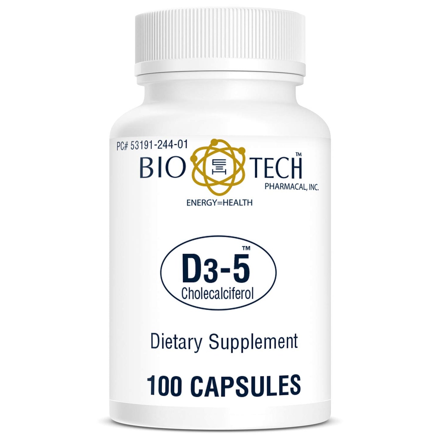 Bio-Tech Pharmacal Vitamin D Capsule 100 Capsules