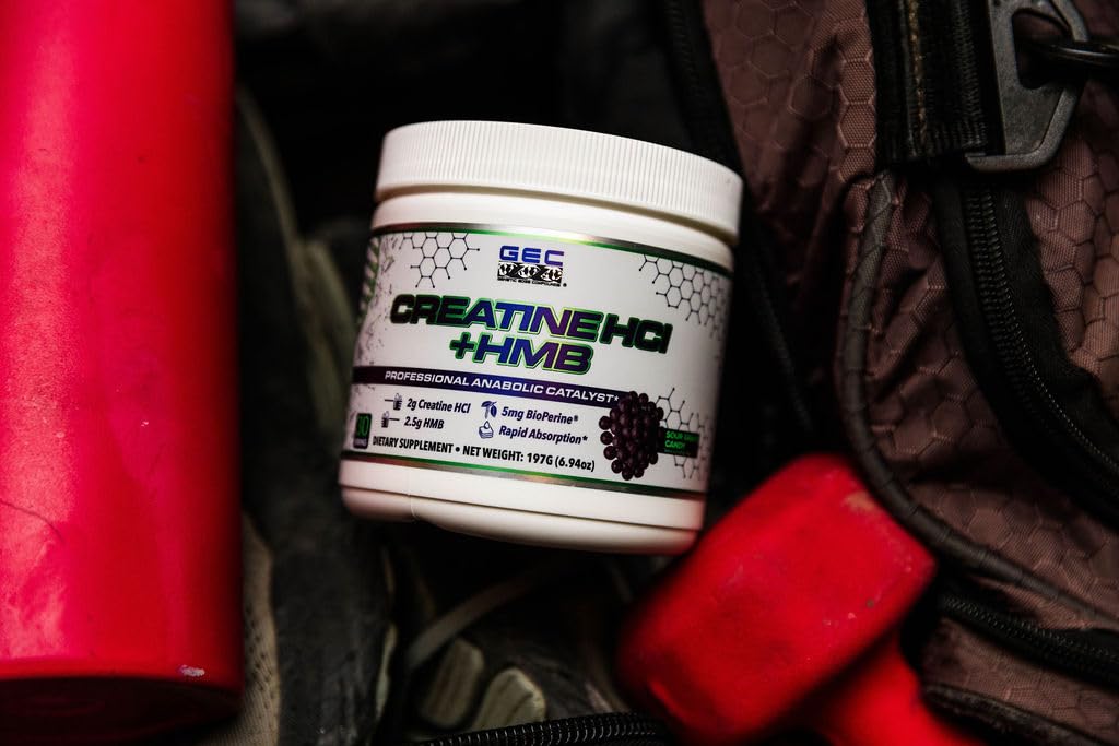 Genetic Edge Compounds Creatine HCl + HMB for Athletes – Performance & Recovery Formula, Powder, 6.94 oz