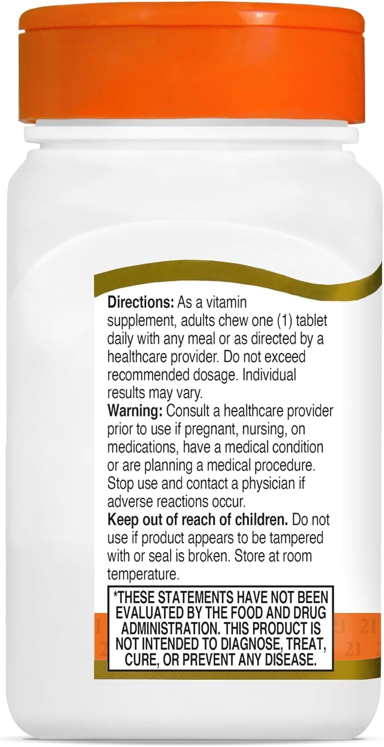 21st Century C-500 Orange Chewables, 330 Chewables