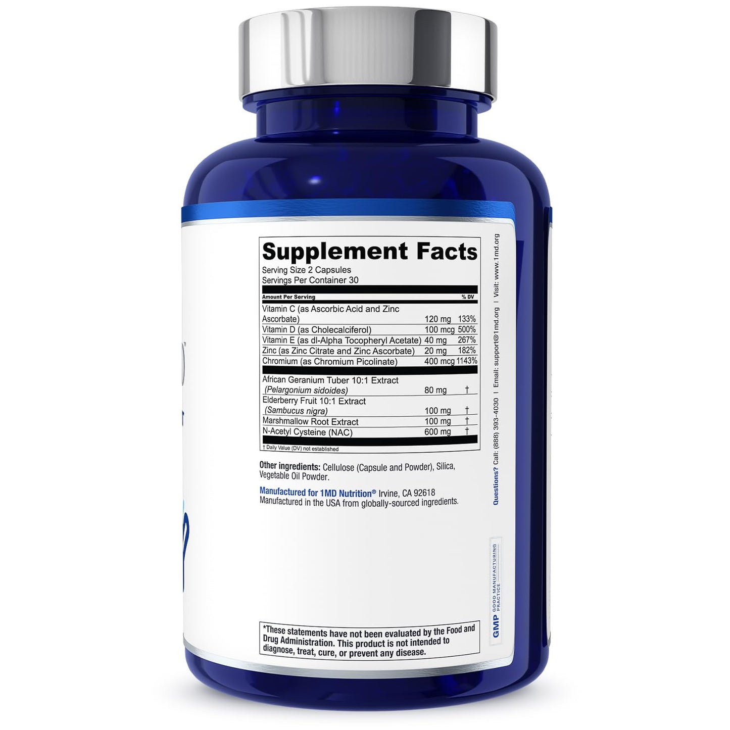 1MD Nutrition BreatheMD Capsules 60 Count