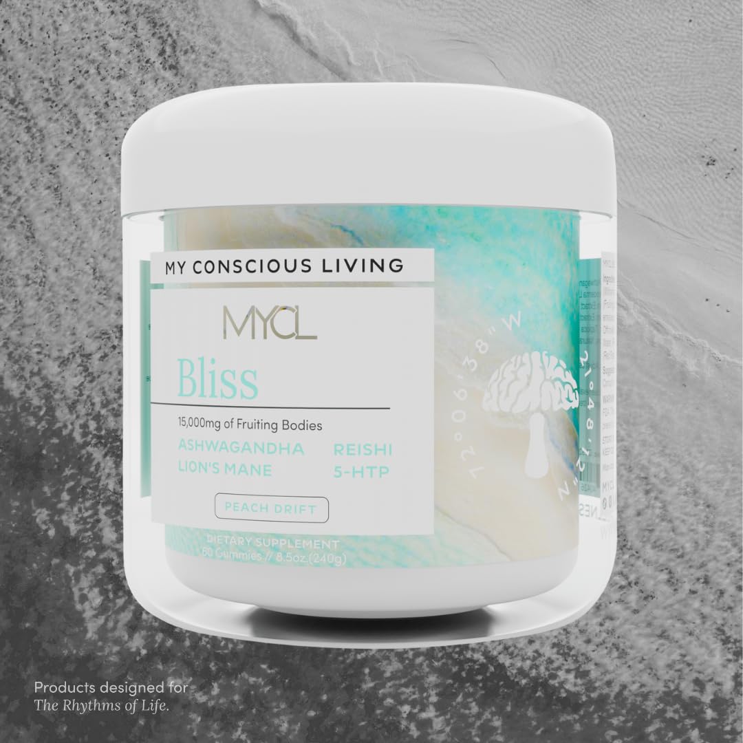 MYCL Bliss Mushroom Gummies 60 Gummies