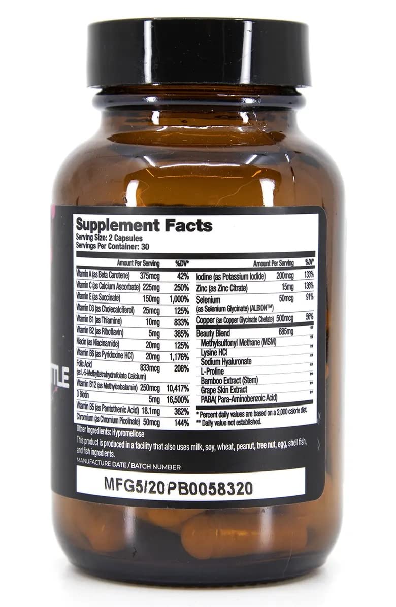 DR. NIGMA Beauty in A Bottle for Healthy Hair, Skin, and Nails 60 Capsules