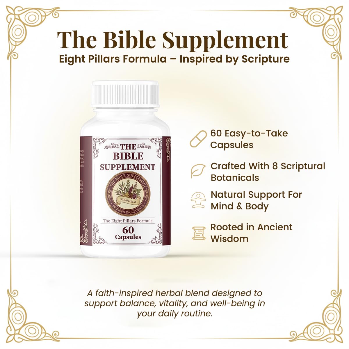 Tarsul The Bible Supplement Capsule, 60 Count