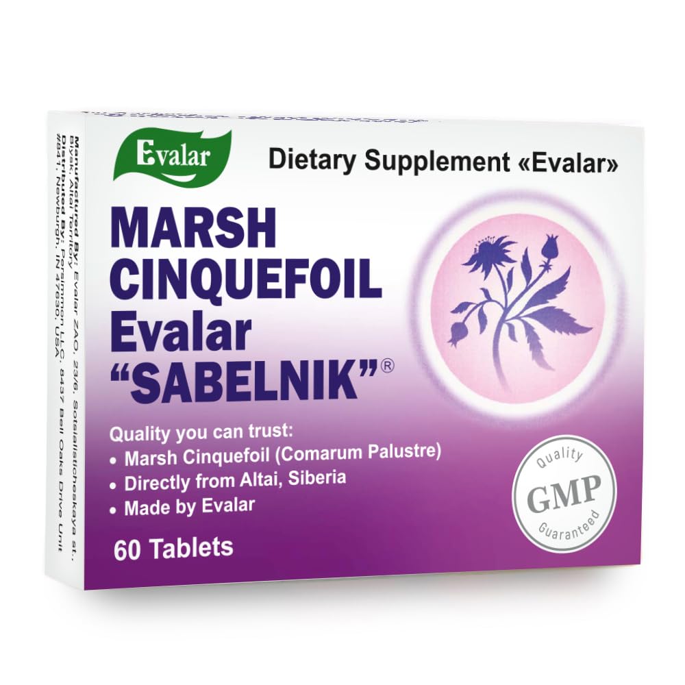 Evalar Marsh Cinquefoil Comarum Palustre Herb 60 Tablets