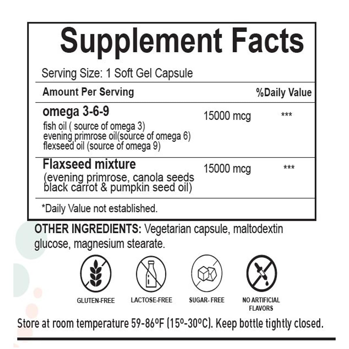 H4U Maximum Care Omega 3-6-9 from Fish Oil Dietary Supplement Softgels, 120 Count