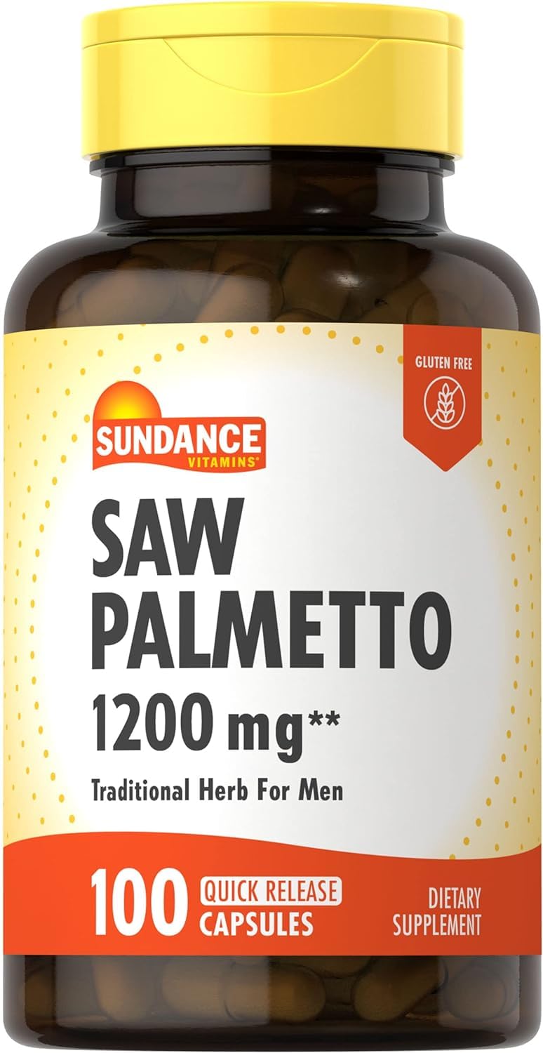 Sundance Saw Palmetto 1200 mg Capsules, 1 Count