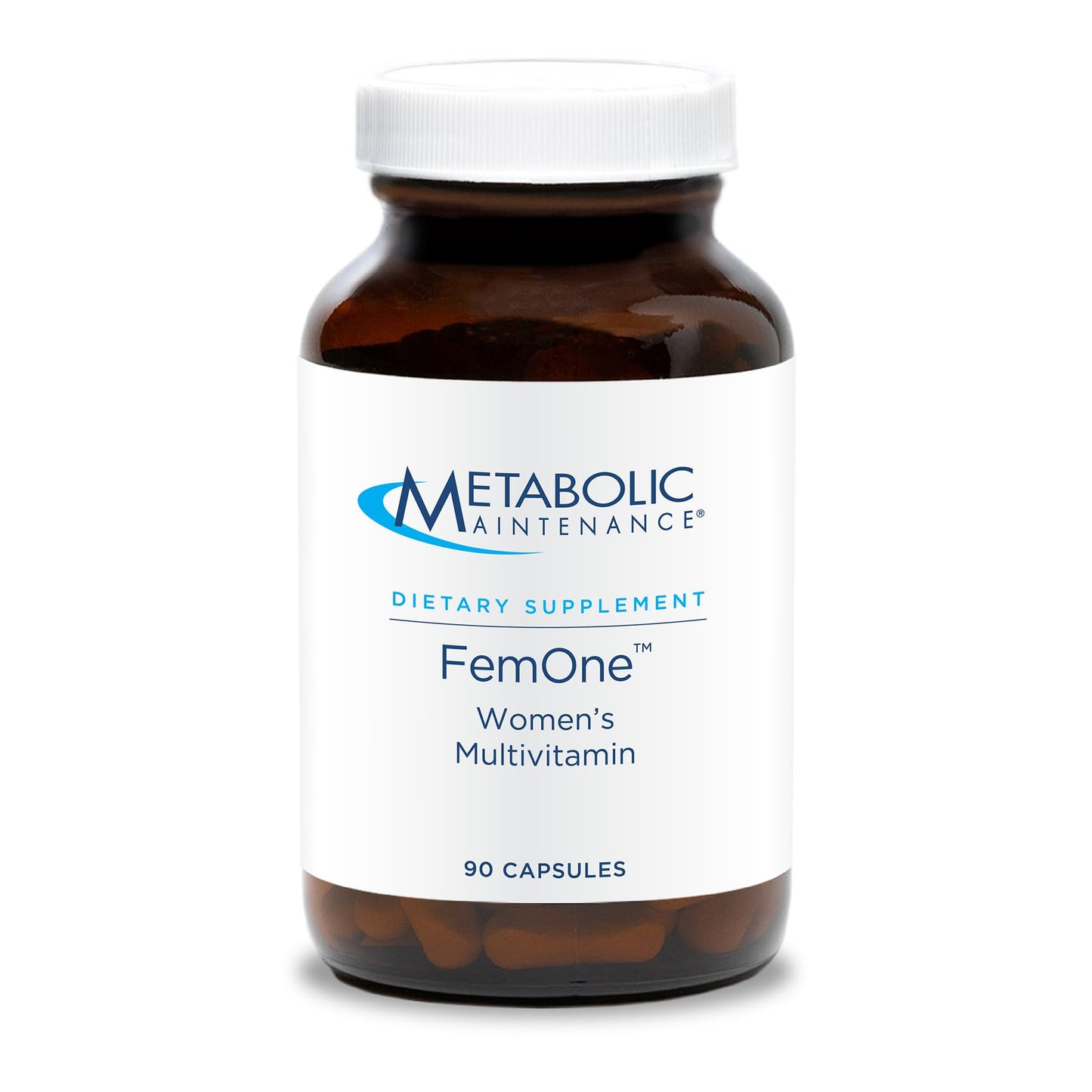 Metabolic Maintenance FemOne Women’s Multivitamin with Iron & Activated B Vitamins, Reproductive & Immune Support, Vegetarian Capsule, Hypoallergenic, 90 Count