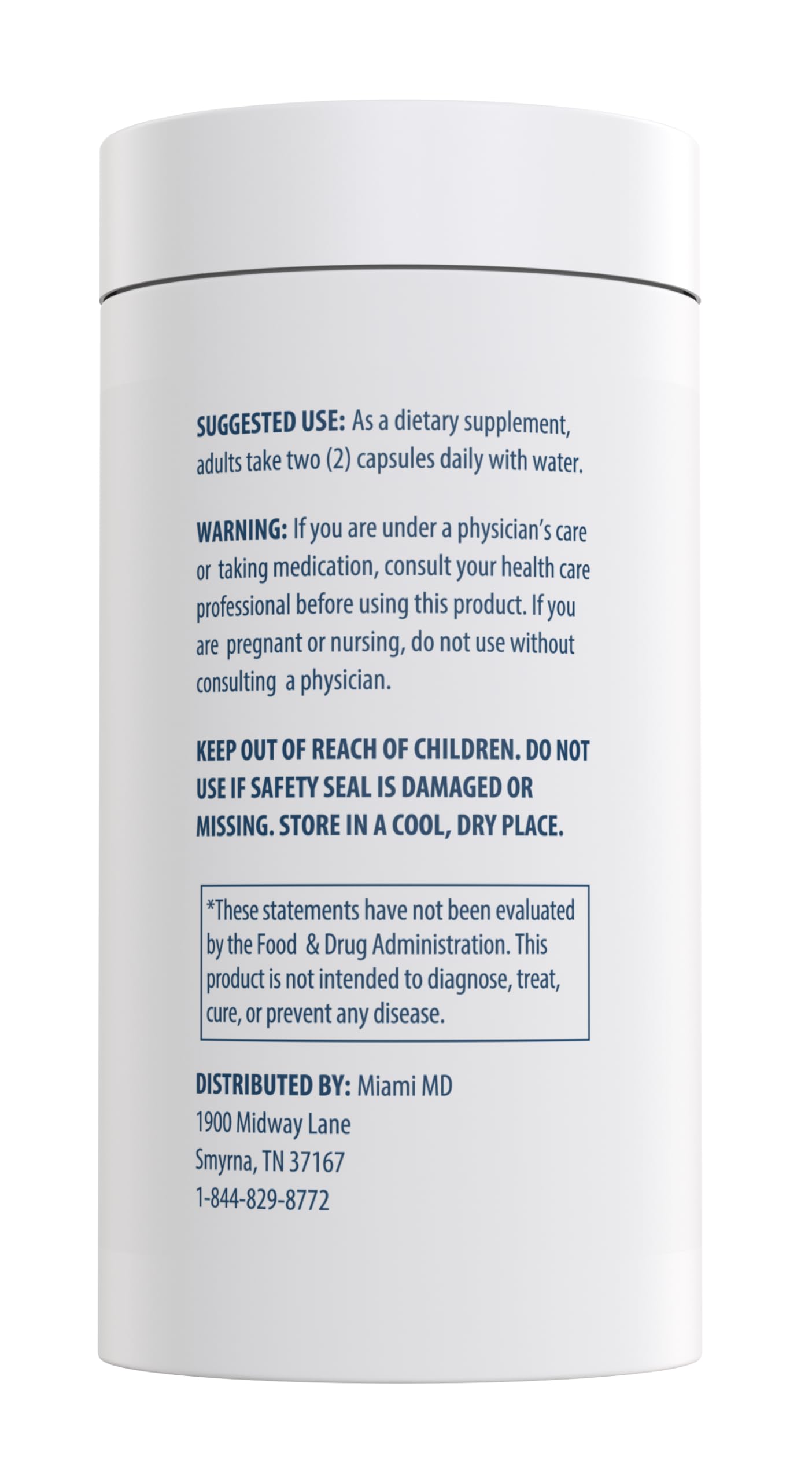 MiamiMD Total Beauty Matrix Collagen Supplements for Women - Collagen Capsules with Vitamin C for Hair, Skin and Nails, 60 Capsules