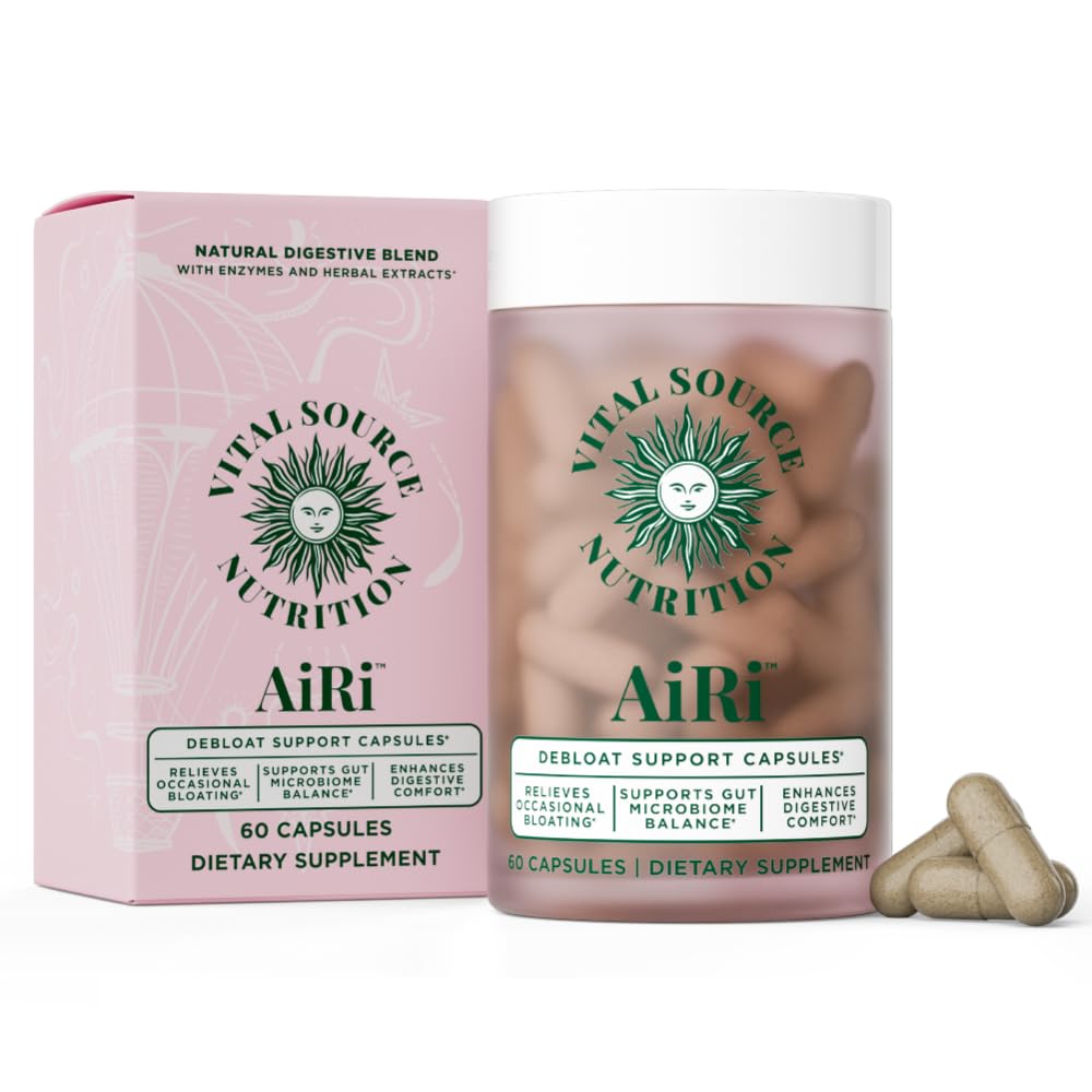 Vital Source Nutrition AiRi Debloat Support Capsule 60 Count