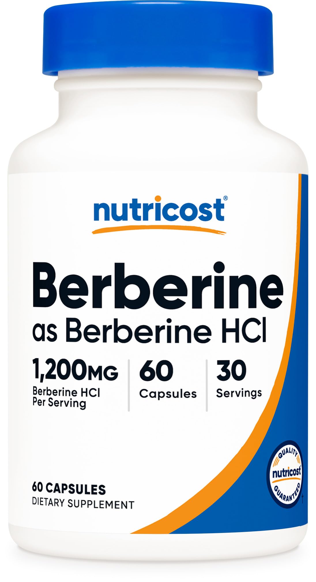 Nutricost Berberine HCl 1200mg Capsule 60 Count