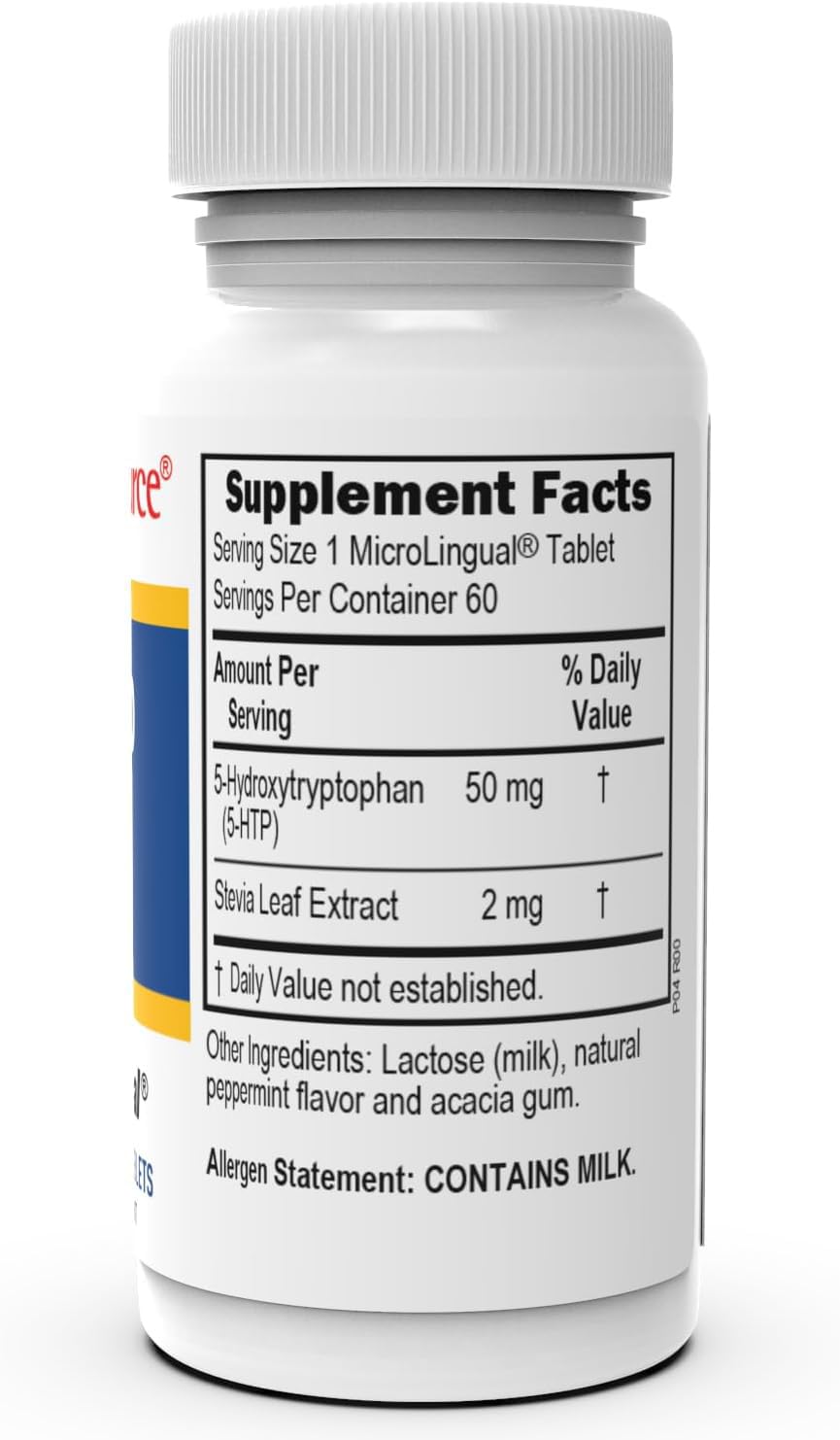 Superior Source 5-HTP 50 mg Tablets, 60 Count