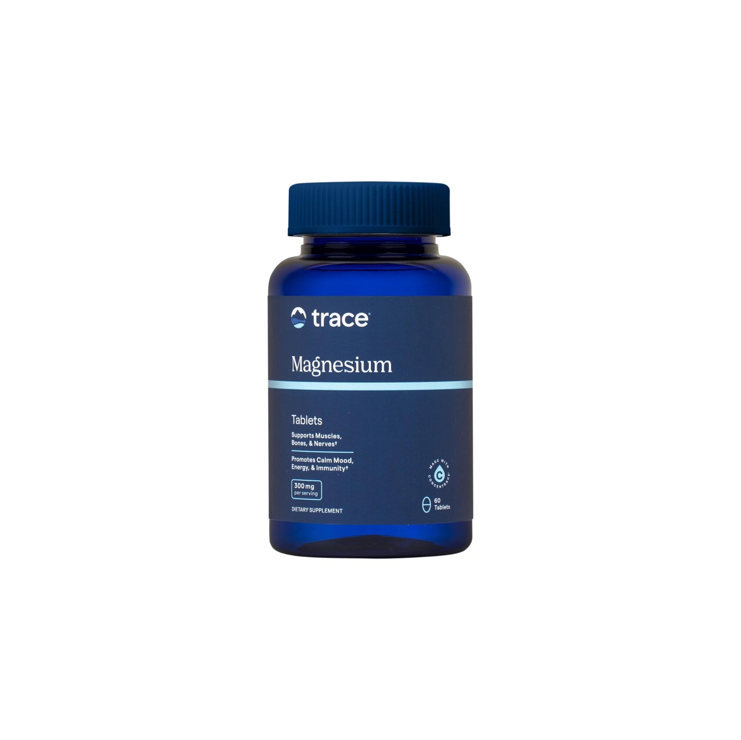 Trace Minerals Magnesium Supplement Tablets 60 Count