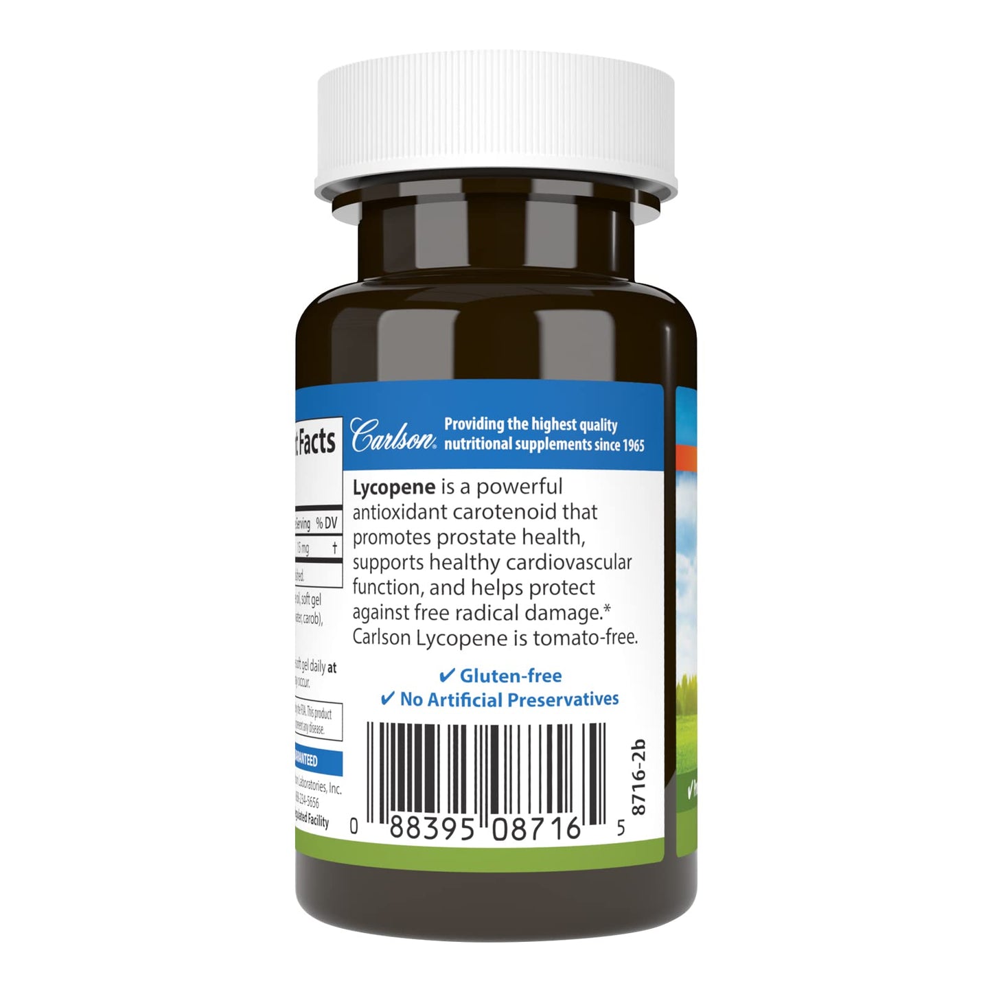 Carlson Lycopene 15 mg Softgels, 60 Count