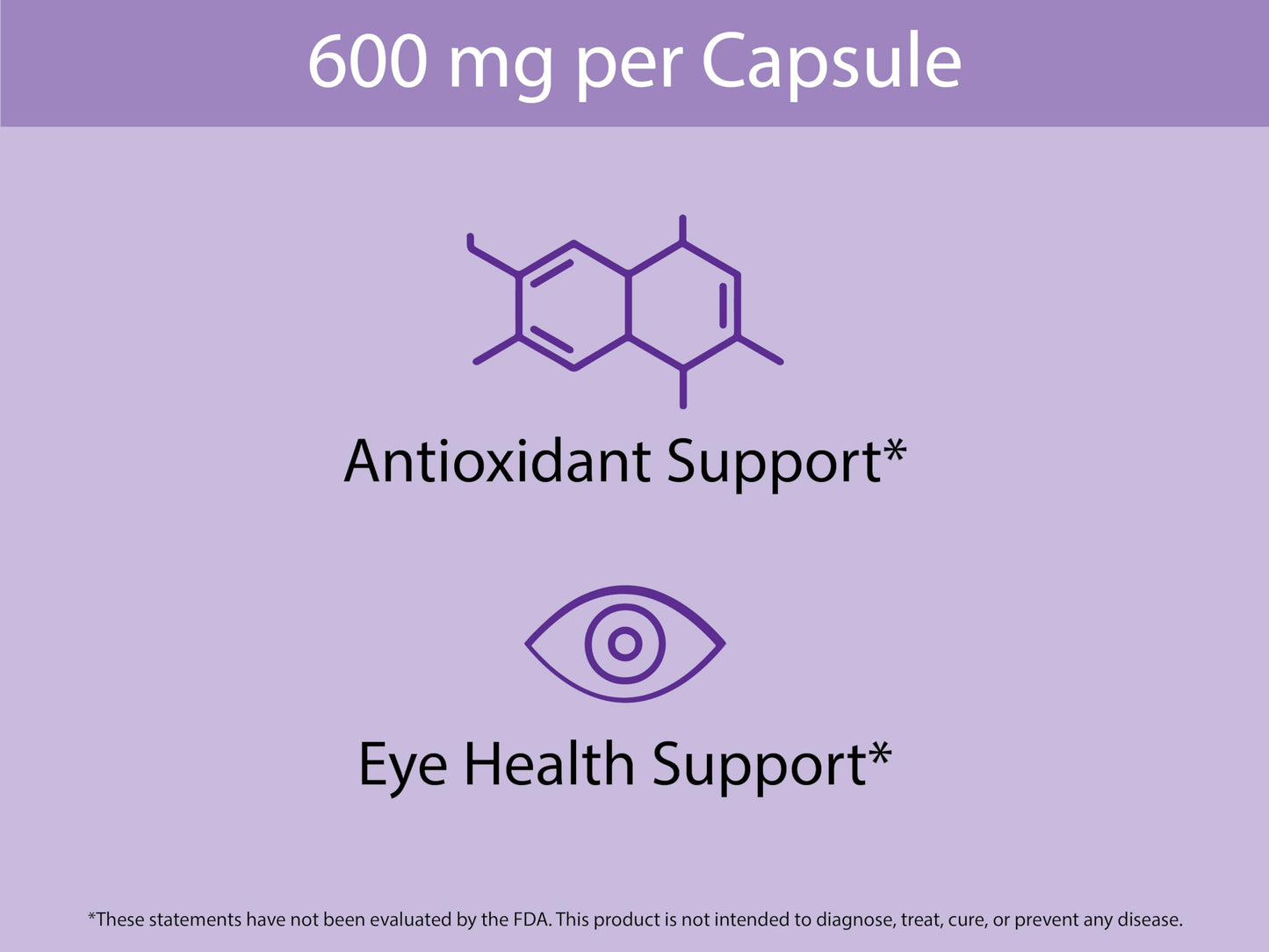 KOYAH Organic Maqui Berry Capsules, 600 mg per Capsule, 60 Capsules