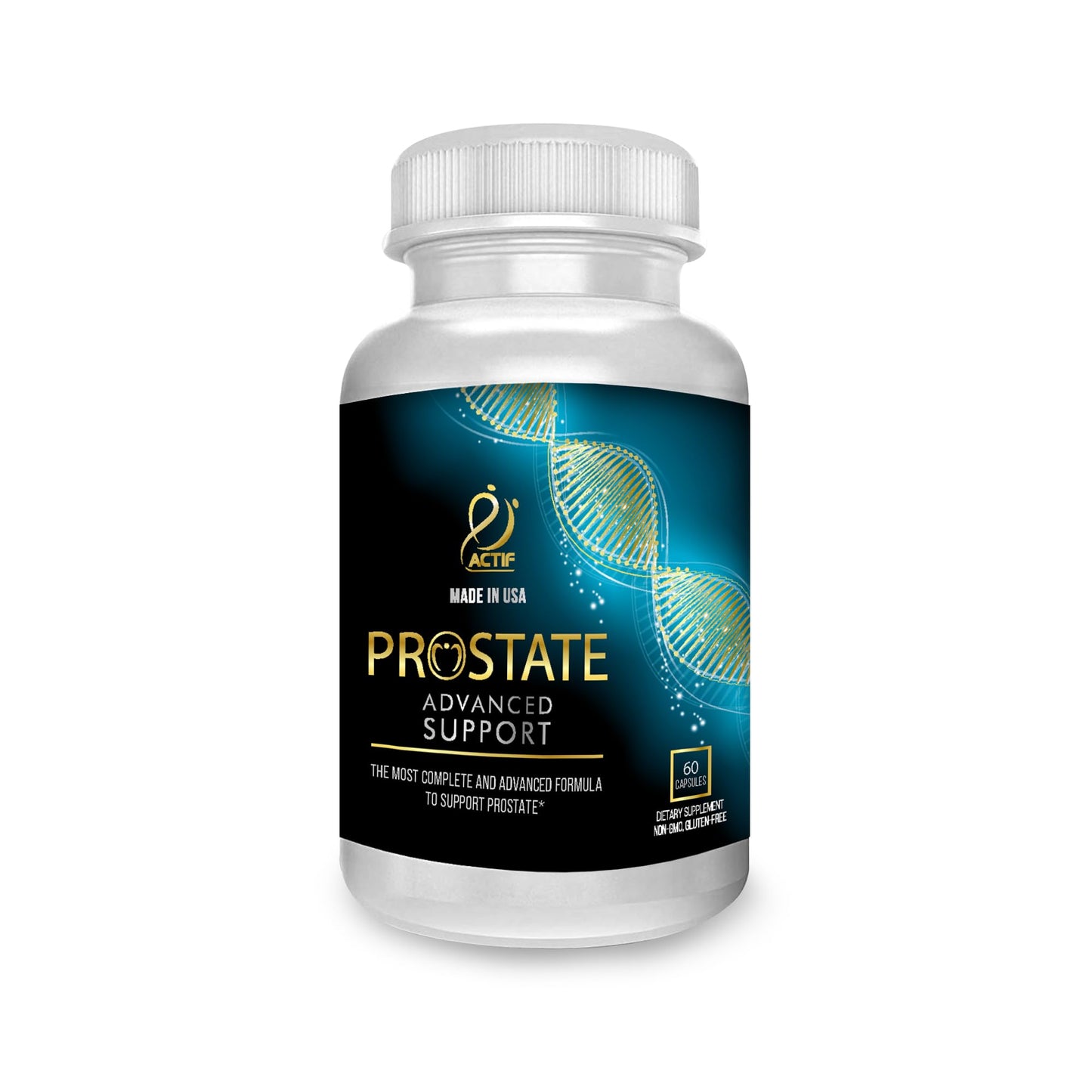ACTIF Prostate Advanced Support with 20+ Factors, 60 Capsules
