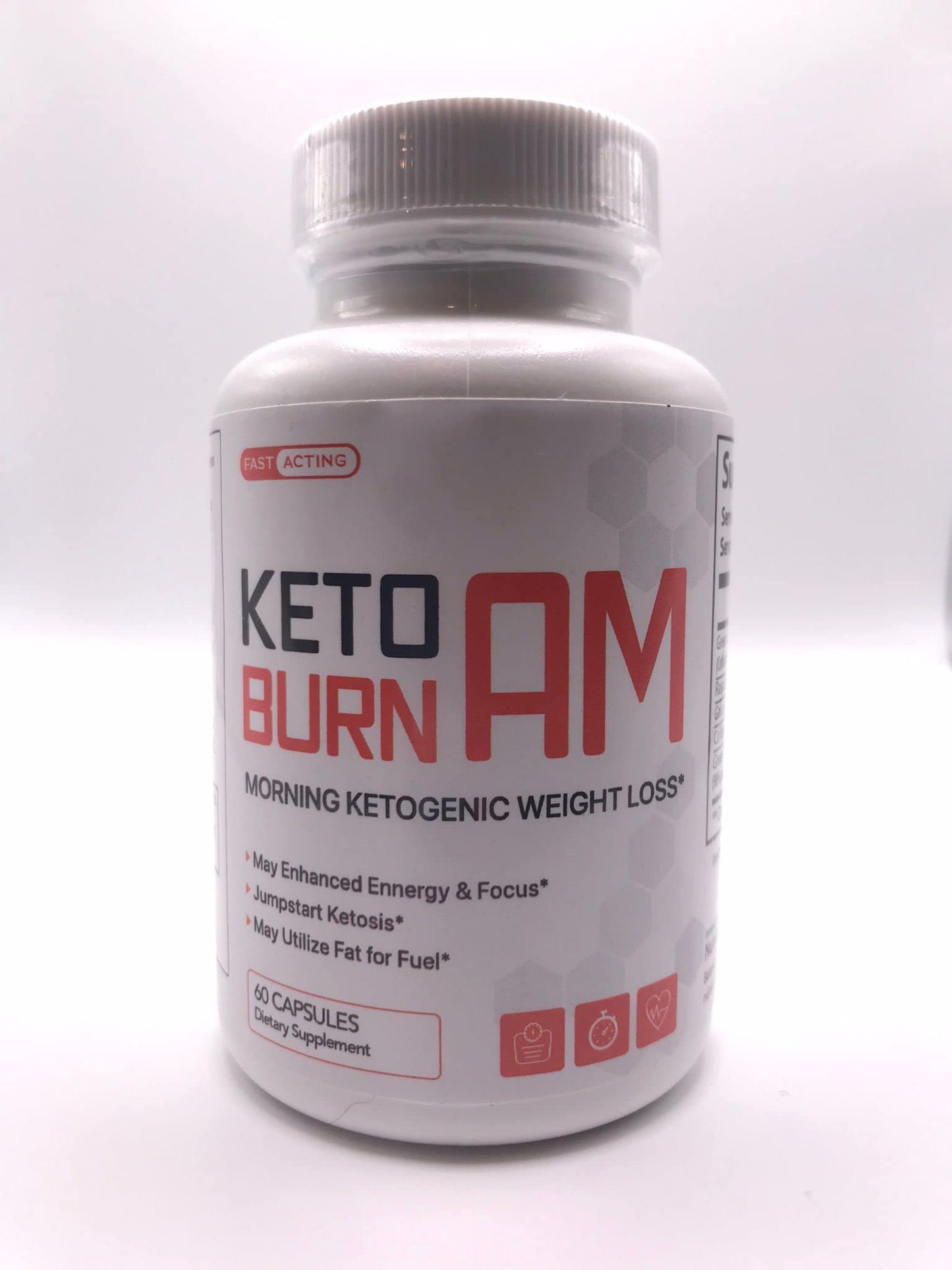 Pharmagetics Nutra City Keto Burn AM Morning Ketogenic Weight Management, 180 Capsules