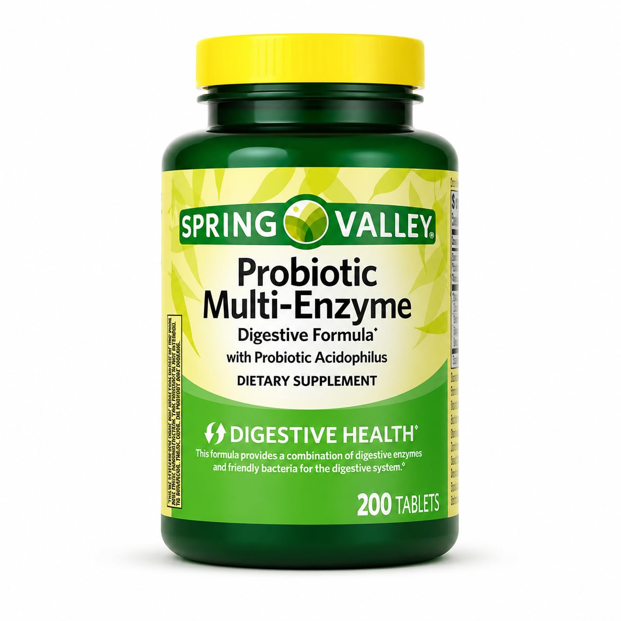 H4U Spring Valley Probiotic Multi-Enzyme Digestive Formula, 200 Tablets