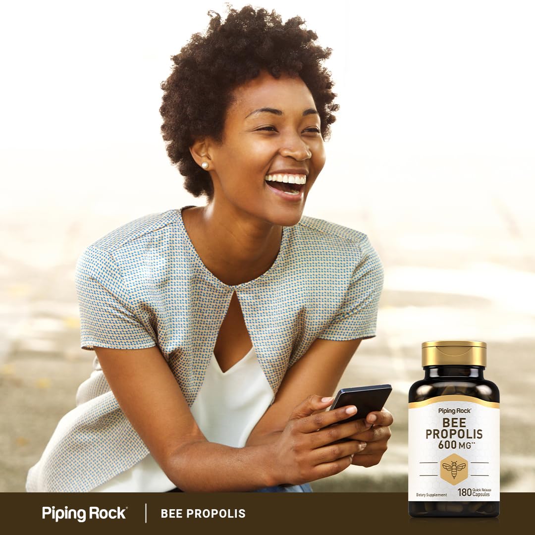 Piping Rock Bee Propolis Extract Capsules 180 Count