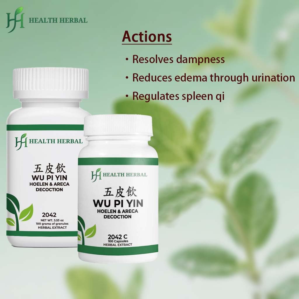 Health Herbal Wu Pi Yin/Hoelen & Areca Decoction Powder 3.53 Ounce