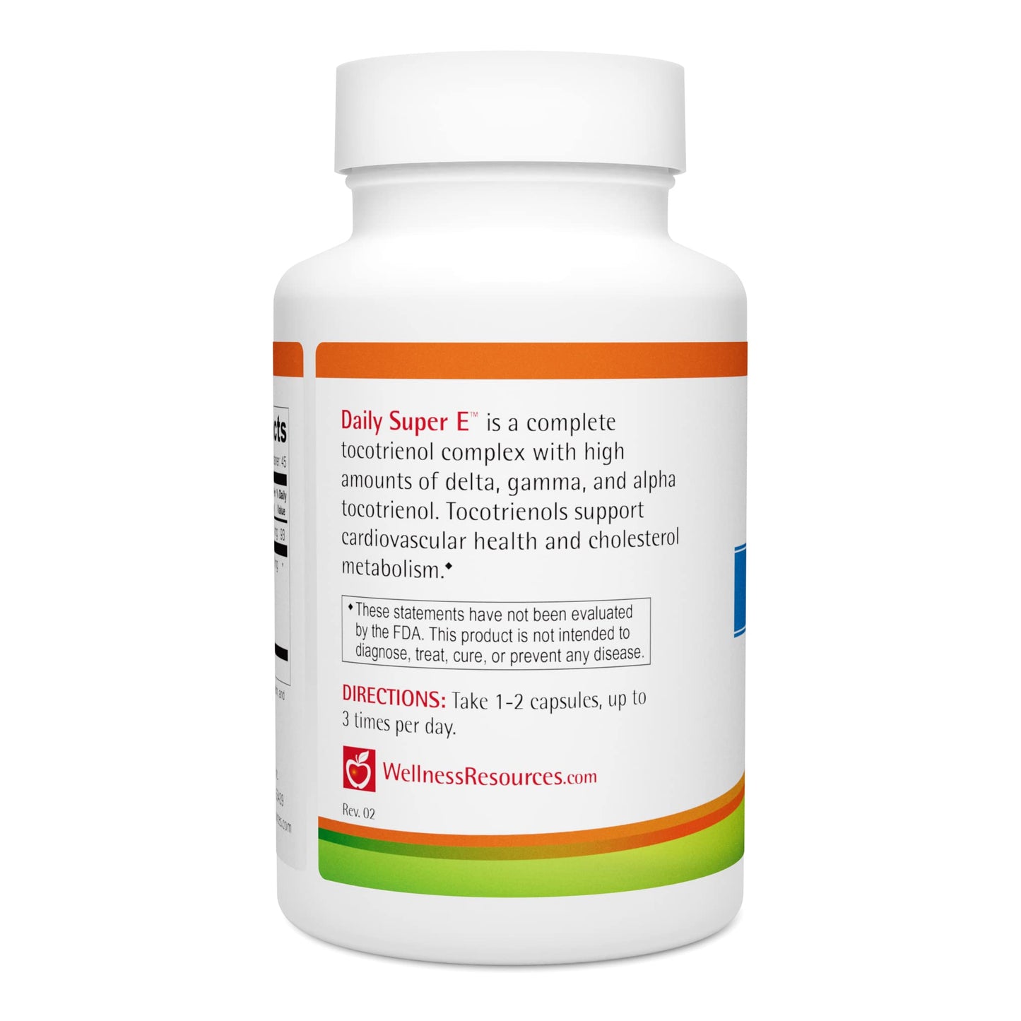 Wellness Resources Daily Super E Tocotrienol Vitamin E Complex Softgels, 90 Count
