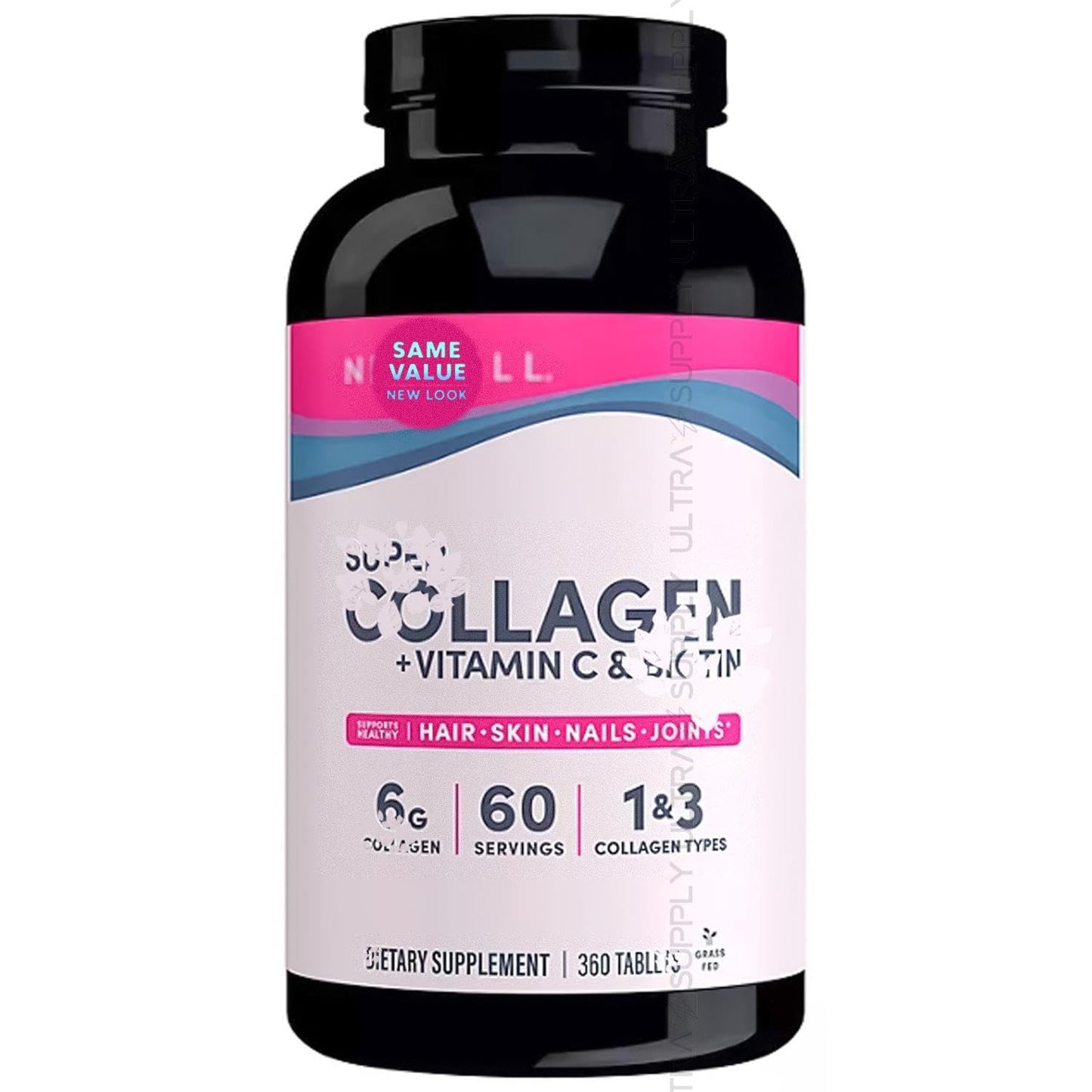 Generic Super-Collagen + Vitamin C & Biotin Tablet, 1 Count