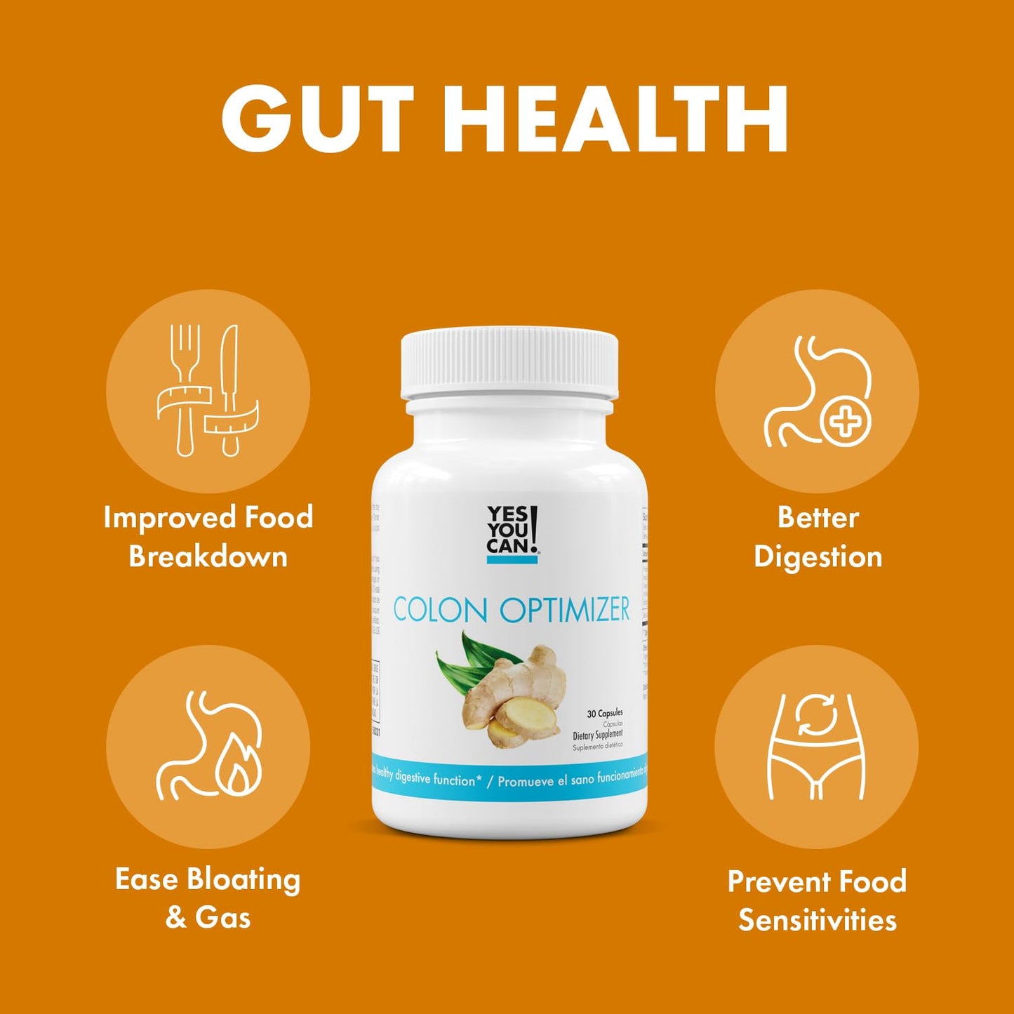 Yes You Can! Colon Optimizer Probiotics Capsules 60 Capsules