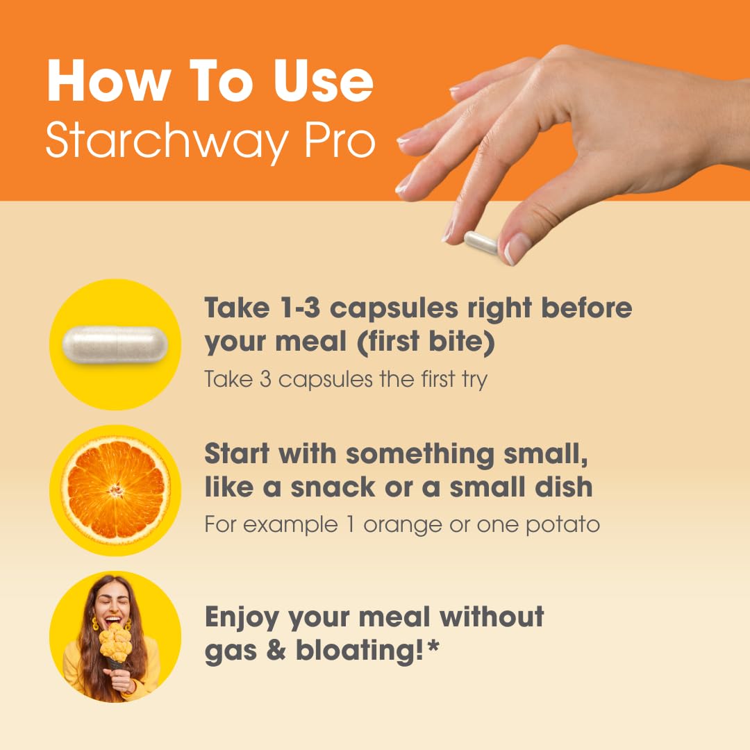 Intoleran Starchway Pro Digestive Enzymes 150 Capsules