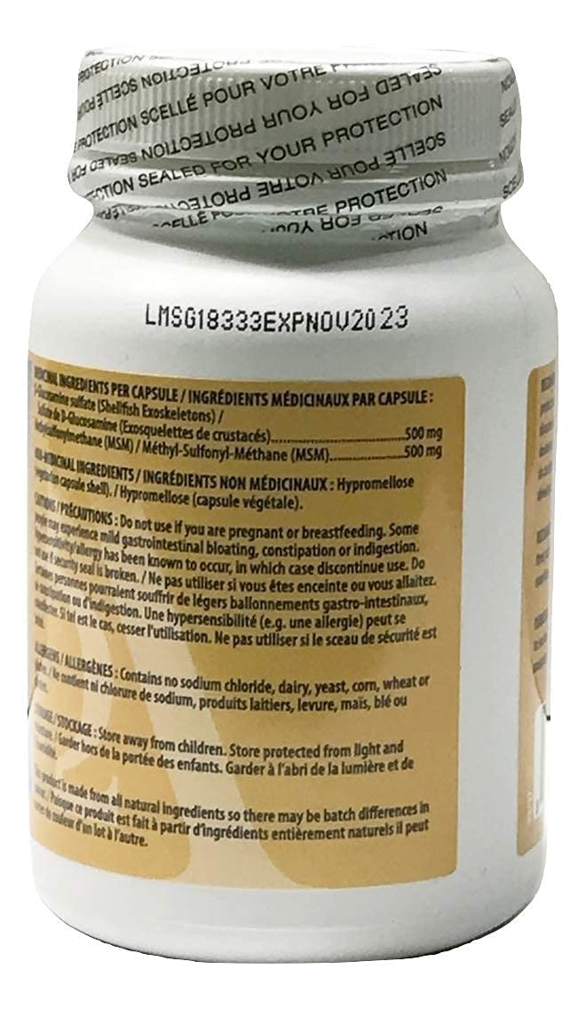 dfasda Omega Alpha MSM & D-Glucosamine Sulphate Veg Capsules 90 Capsules