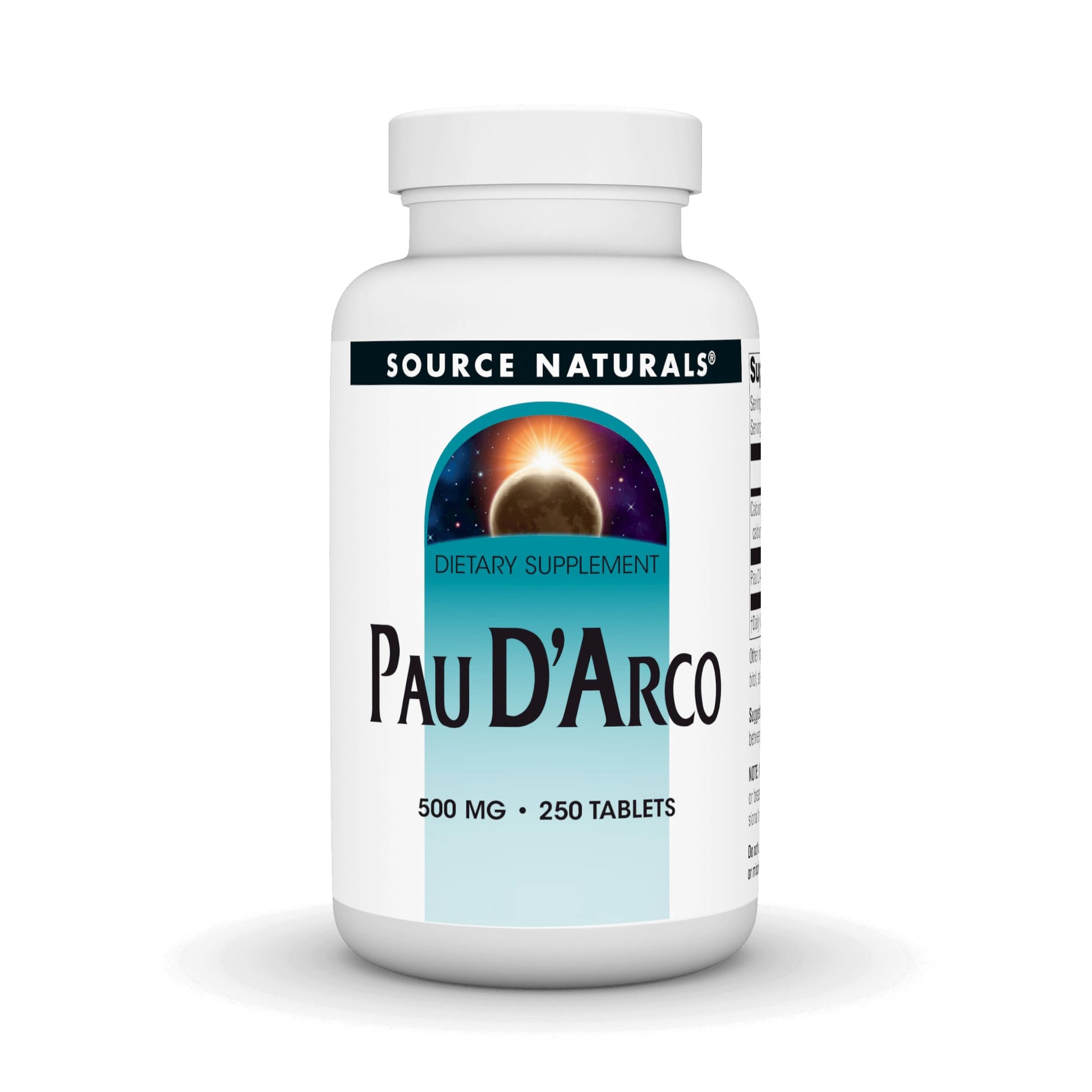 Source Naturals PAU D'Arco 500mg, 250 Tablets
