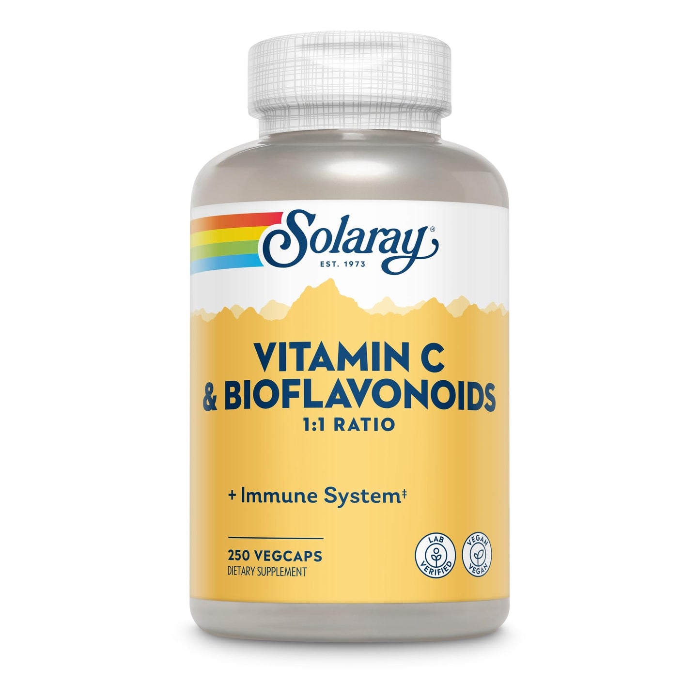Solaray Super Bio-Plex Vitamin C & Bioflavonoids Capsule, 250 Count