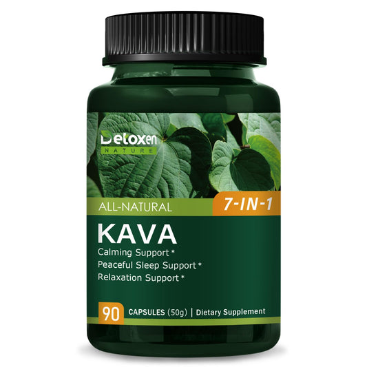 DetoxenNATURE 100% Pure Herbal Kava Extract 90 Capsules