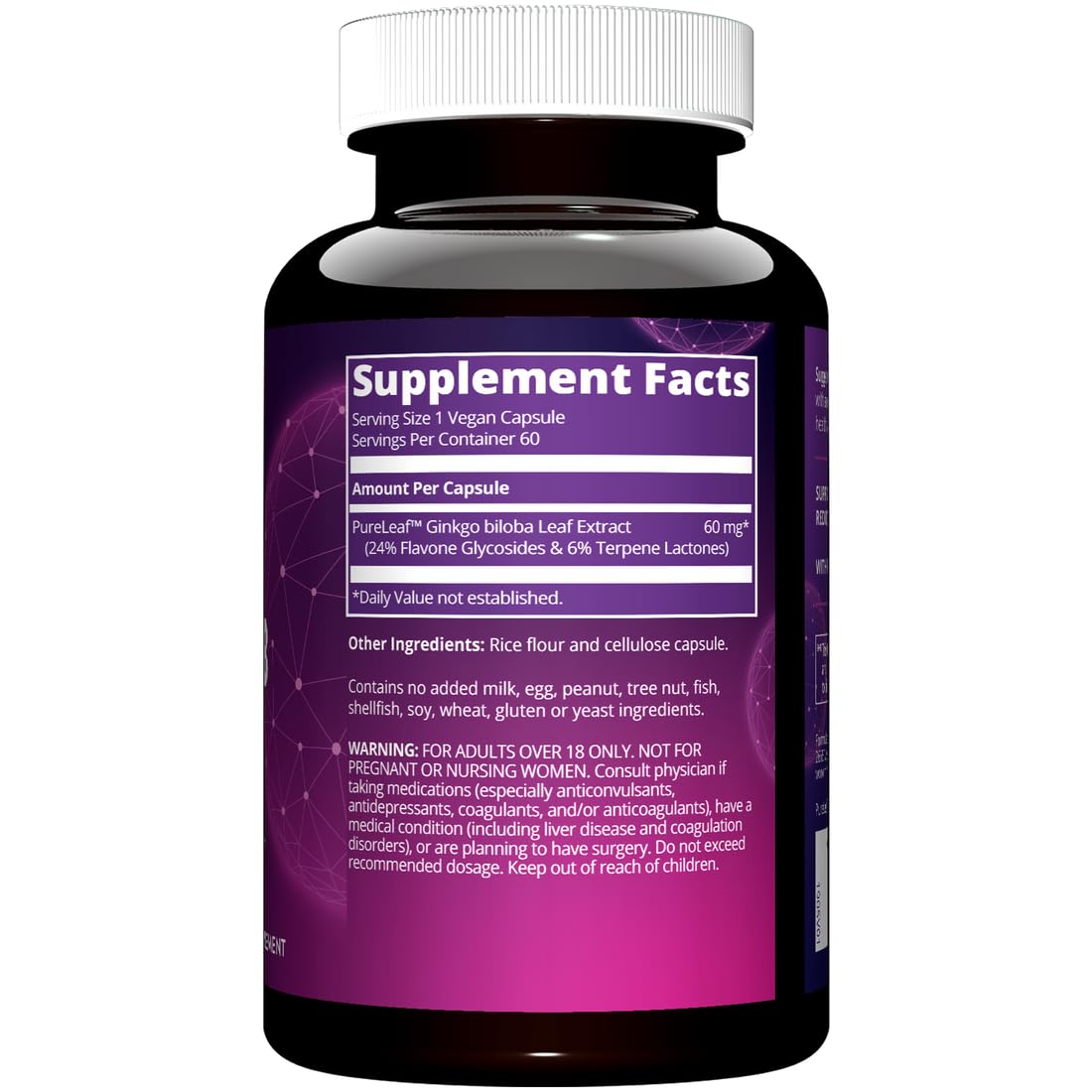 MRM Ginkgo Biloba Capsules 60 Count