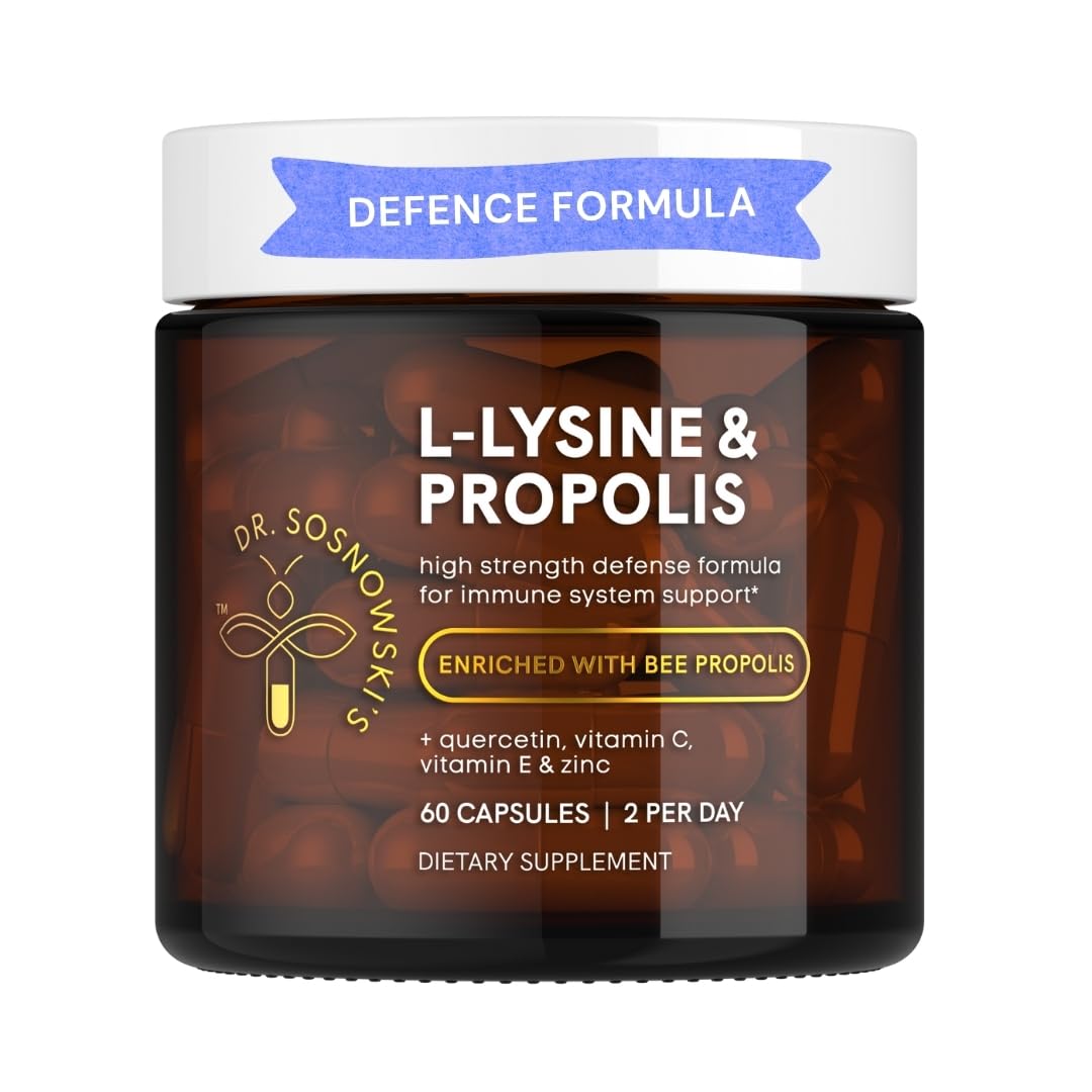 Dr Sosnowski's L-Lysine & Propolis Supplements Capsules 60 Count