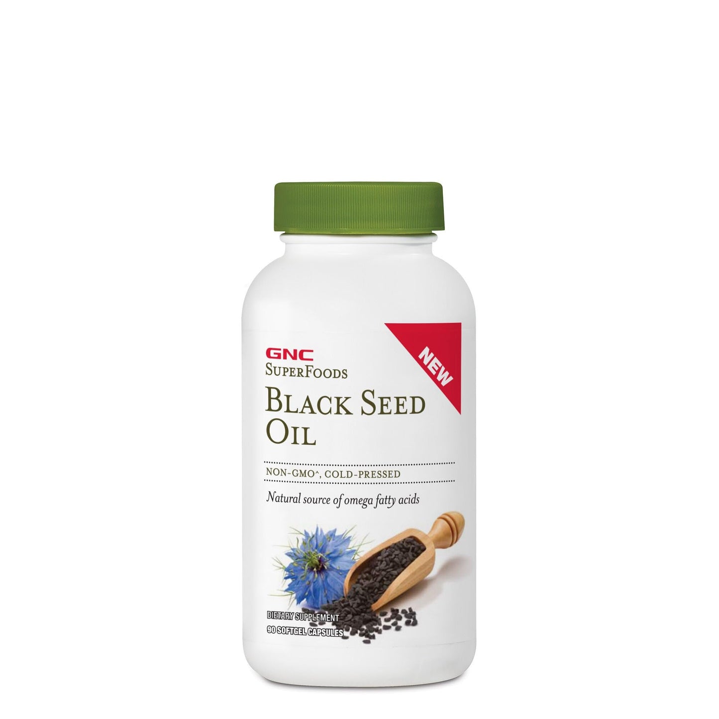 GNC SuperFoods Black Seed Oil Softgel Capsules, 90 Count