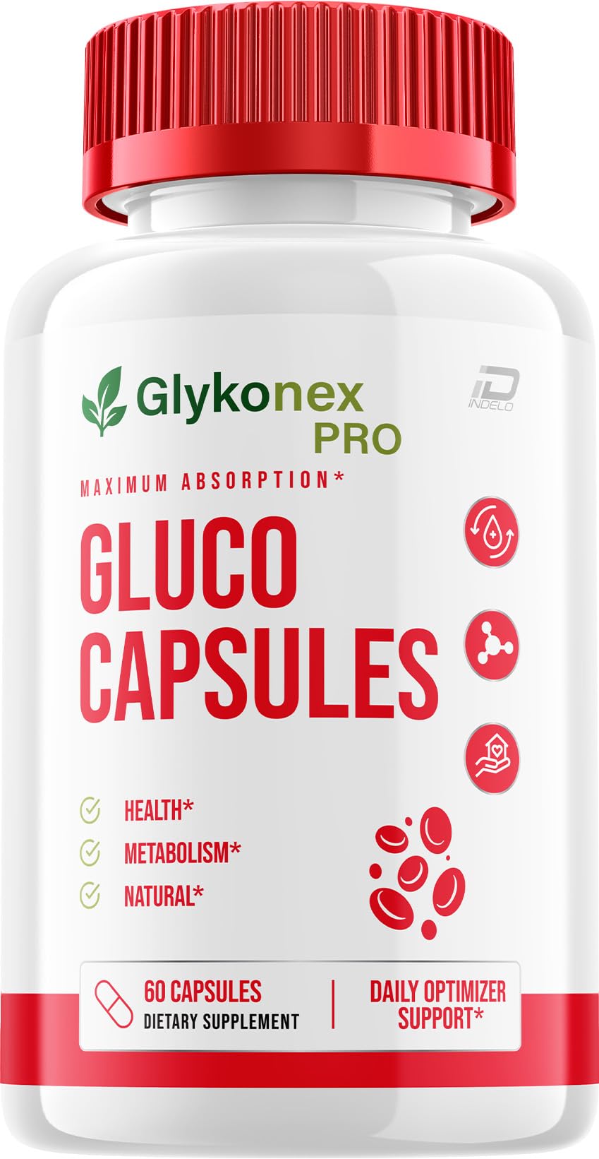 Indelo Glykonex Pro Capsules 60 Count