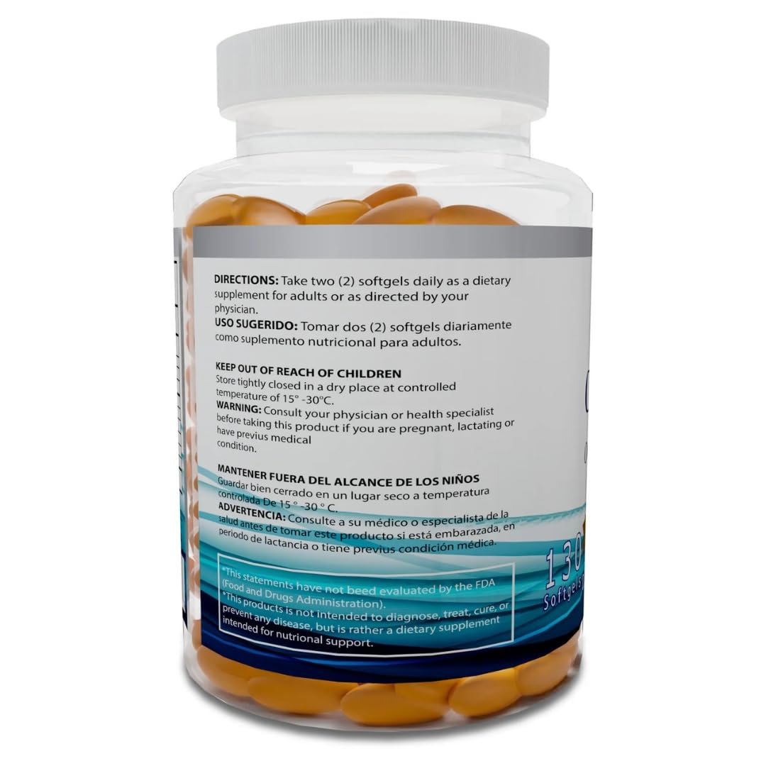 Generic Almalu Omega 369 Omega 3-6-9 Softgel (Flaxseed Oil) – 130 Capsules