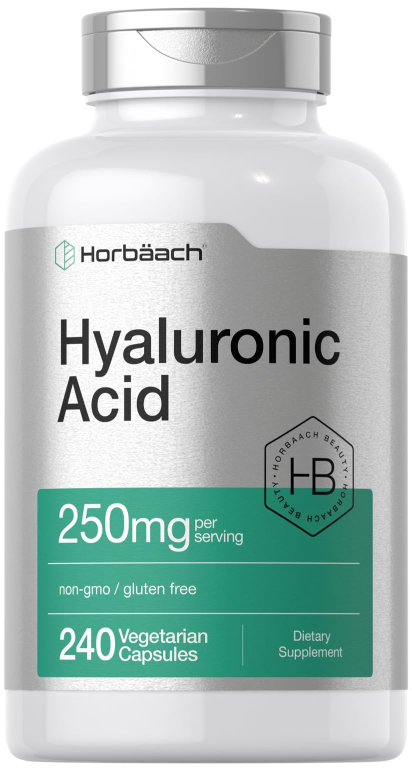 Horbäach Hyaluronic Acid Capsules 250 mg 240 Count