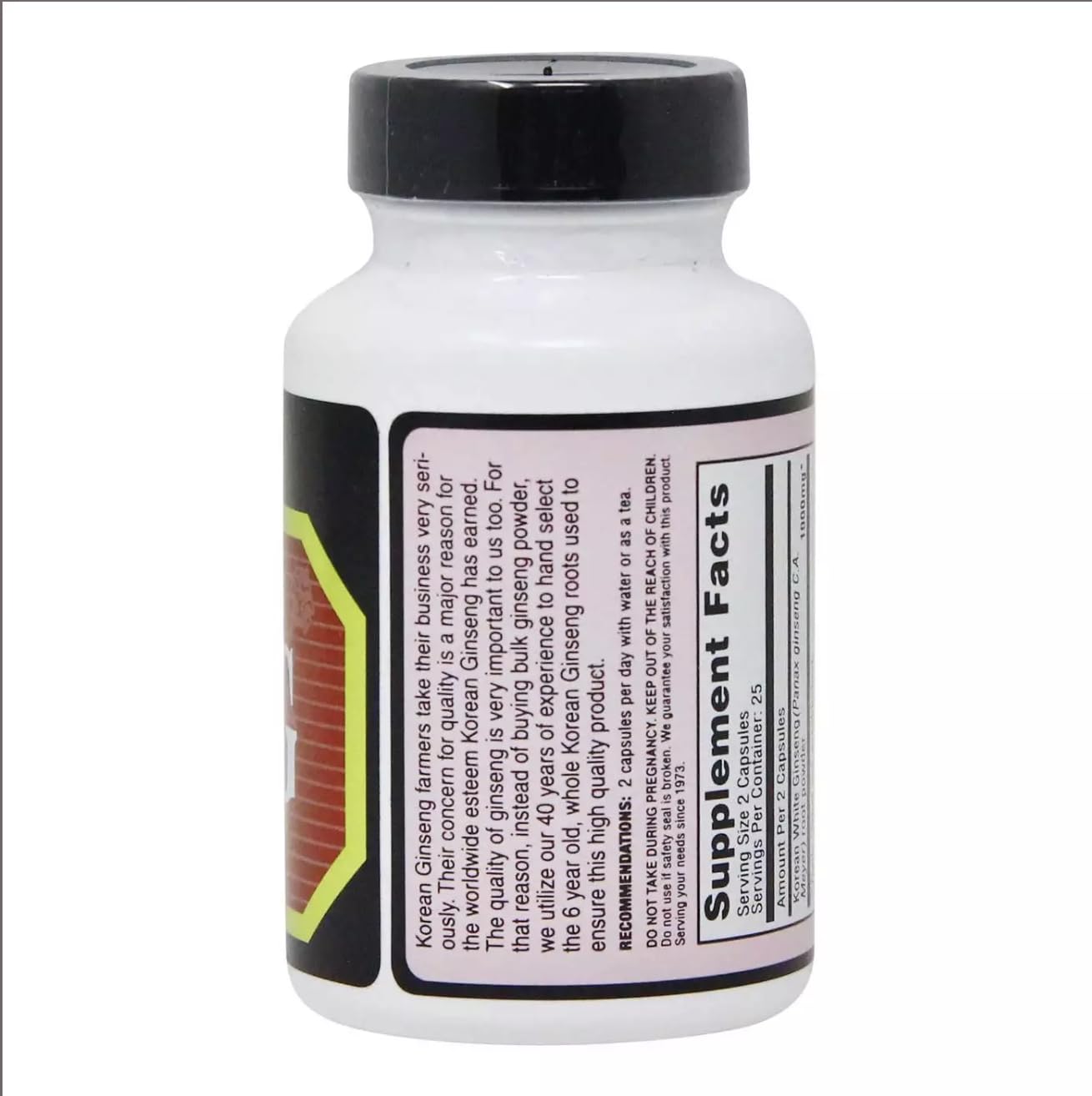 Imperial Elixir Korean White Ginseng Capsule, 1 Count