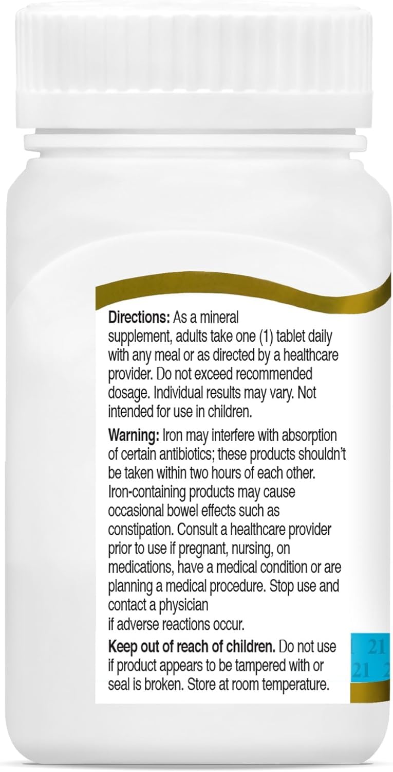 SMART MONKEY TECHNOLOGIES 21st Century Slow Release Iron Tablets 180 Count