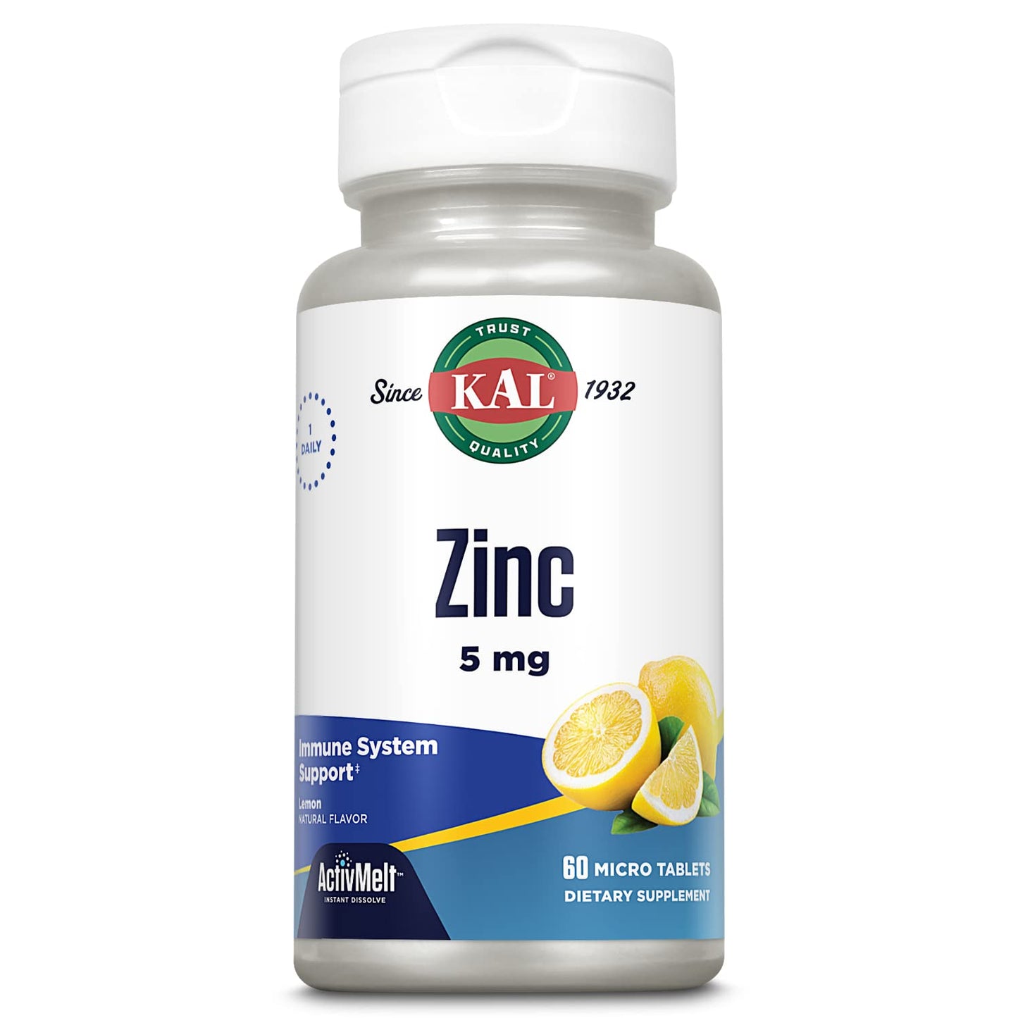 KAL Zinc 5 mg Tablets, 60 Tablets