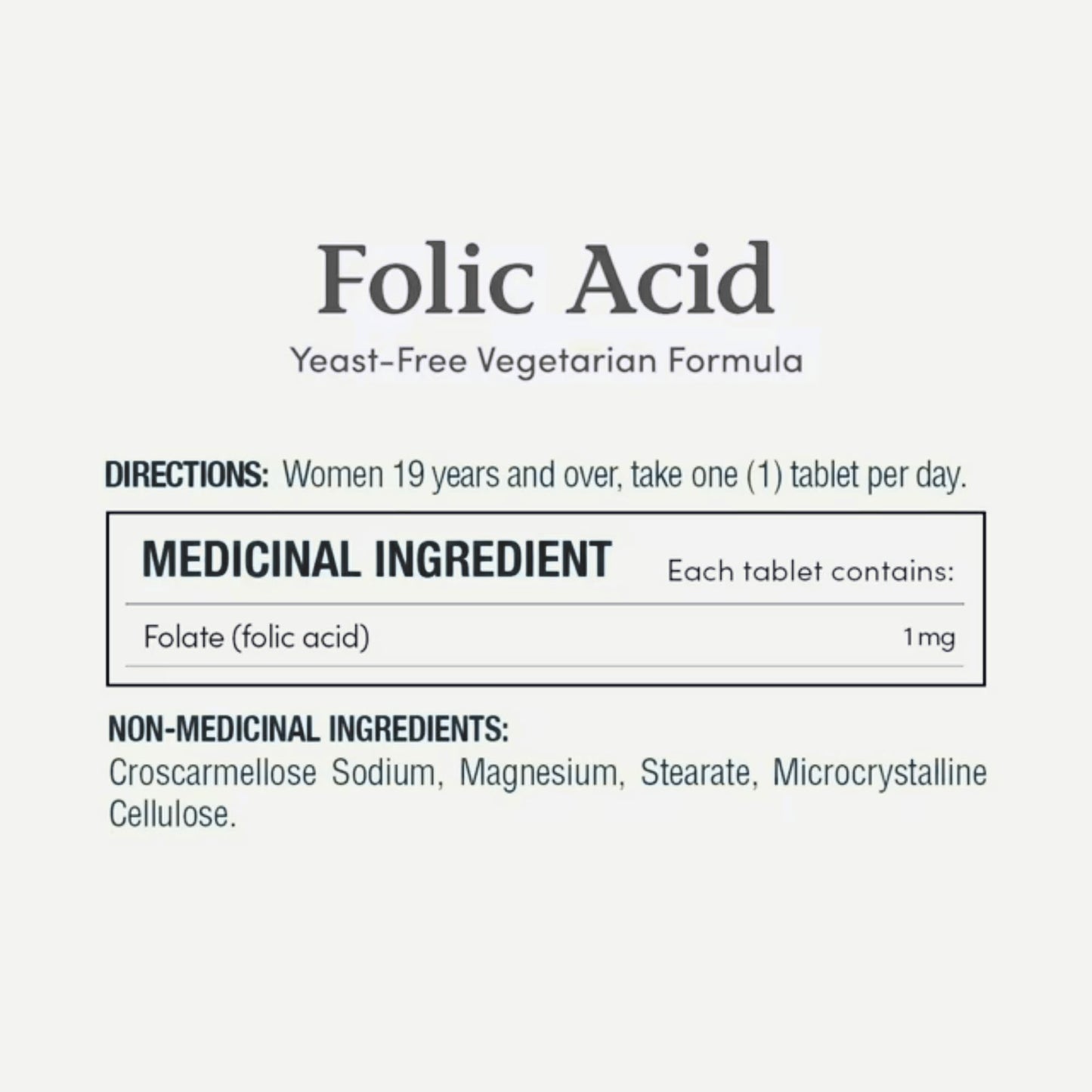 ZENVOIRA Folic Acid 1 mg Tablet, 150 Tablets, Pack of 2