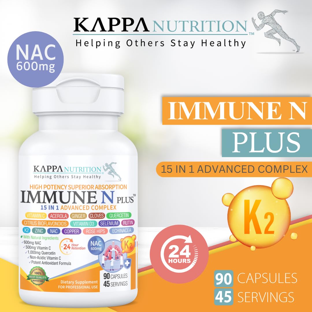 KAPPA NUTRITION Immune N Plus 15 in 1 Capsule, 60 Count