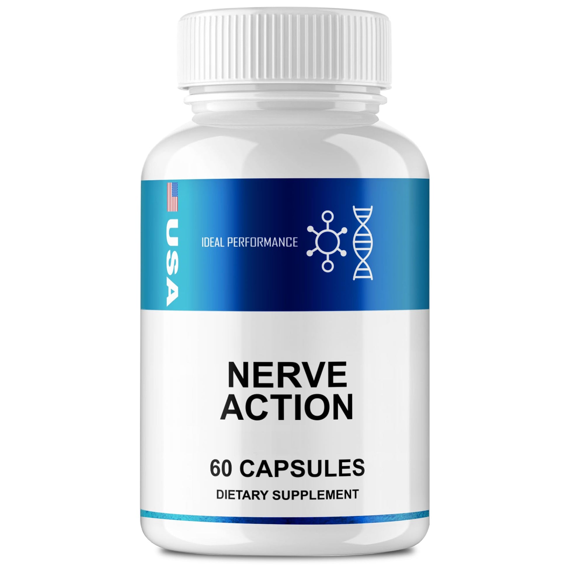IDEAL PERFORMANCE Nerve Action Neuropathy Supplements Capsules, 60 Count