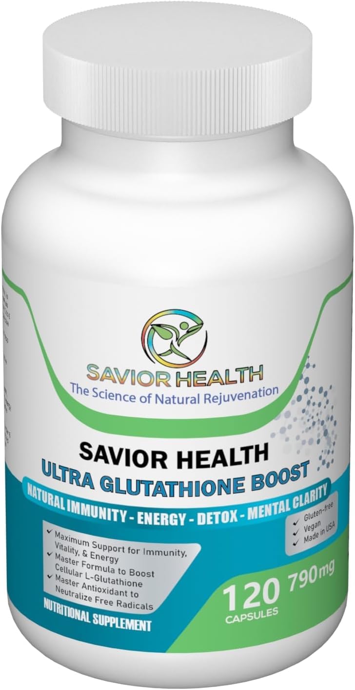 Savior Health Ultra Glutathione Boost Capsules 120